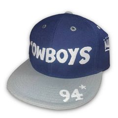 Dallas Cowboys New Era 9Fifty Gray Structured Adj. Patterned Flat Bill Hat  Cap