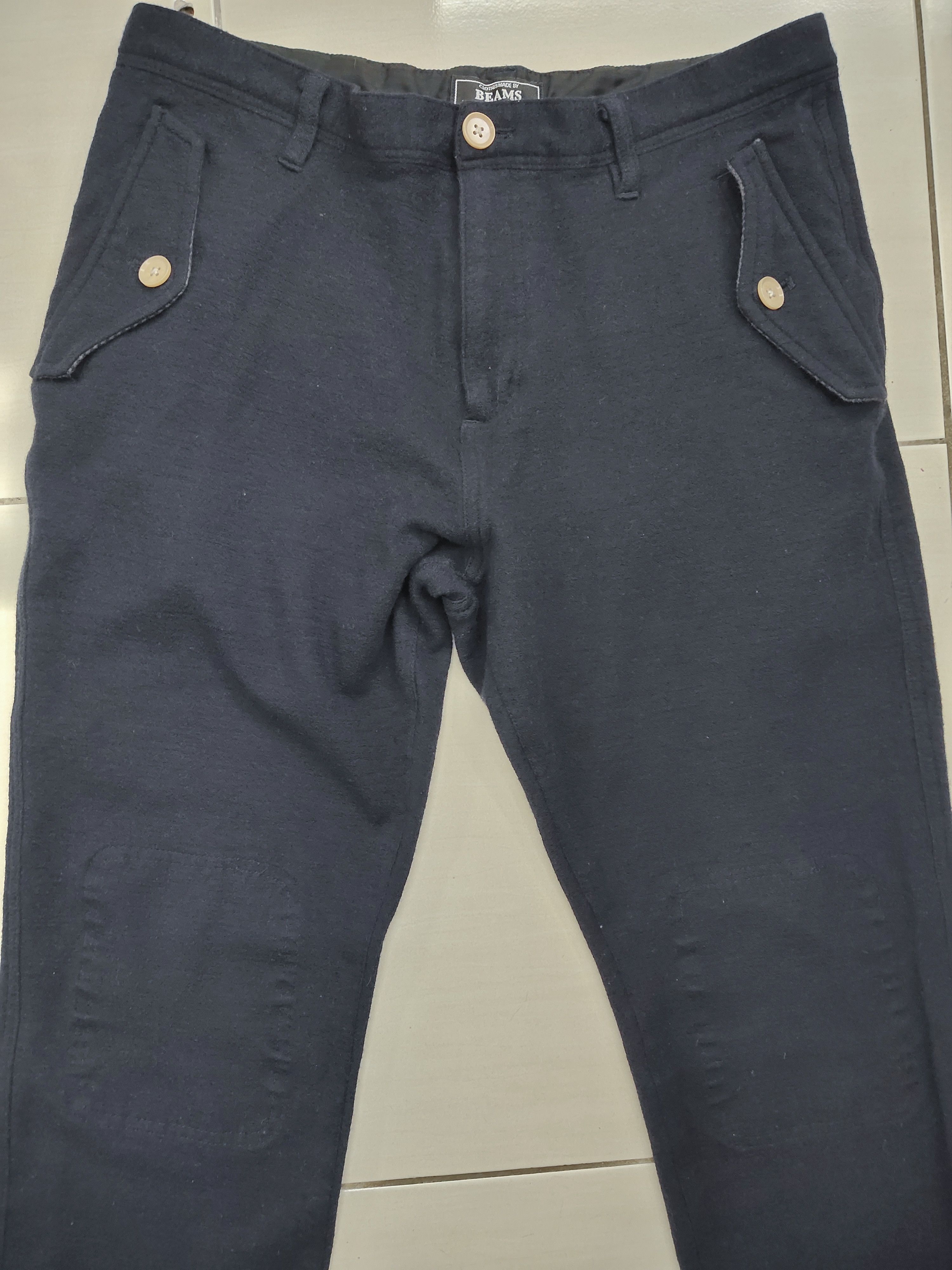 Beams Plus × Japanese Brand Japanese Brand Beams Wool Cropped Pants Size US 33 - 1 Thumbnail