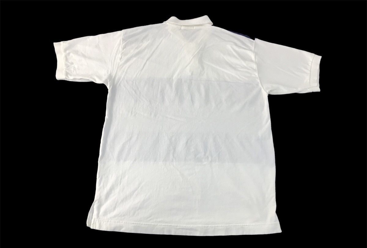 Valentino × Vintage Silvio Valentino Italy Polo Tee T-shirt Striped Block Design Size US L / EU 52-54 / 3 - 2 Thumbnail