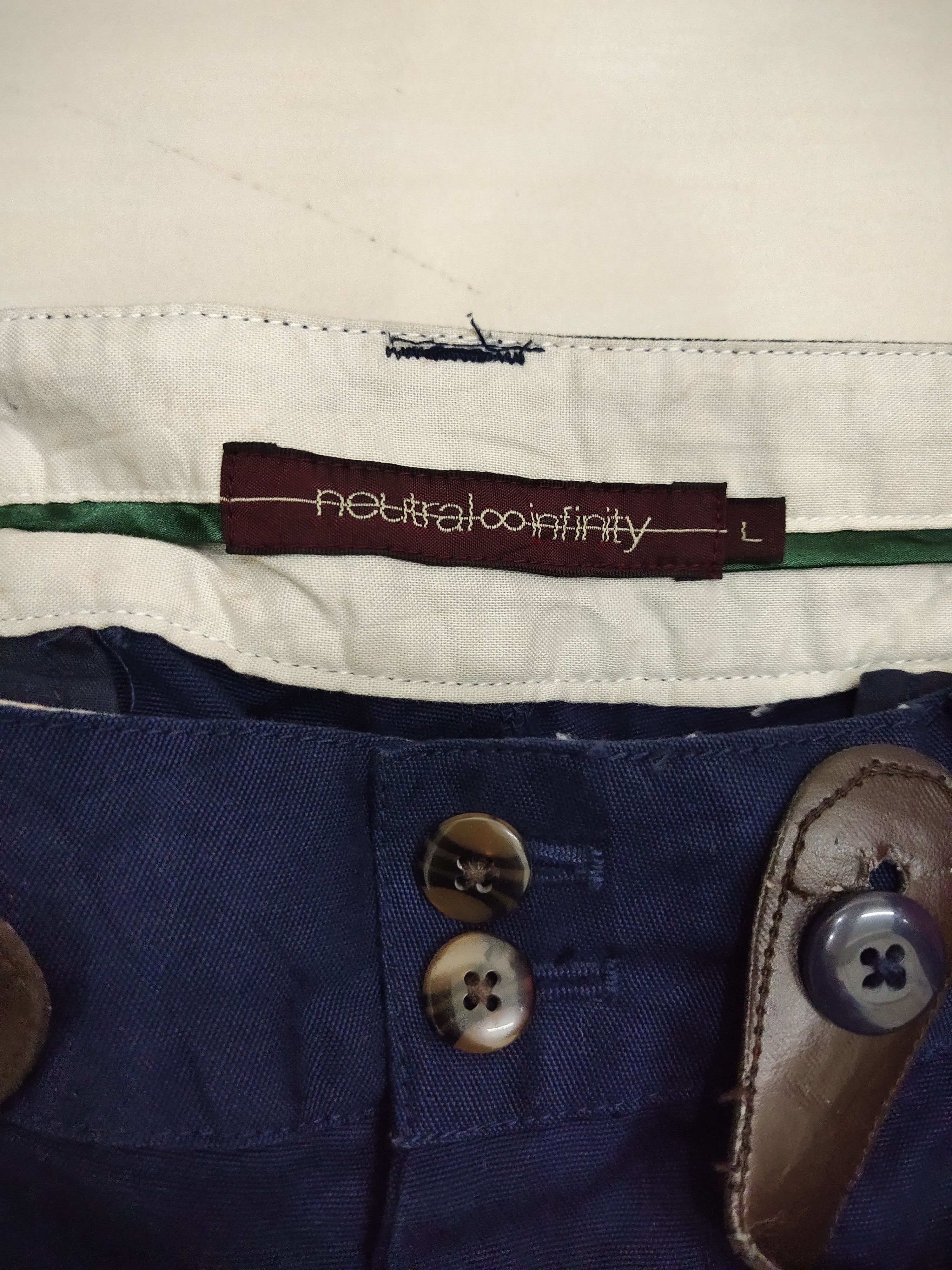Japanese Brand Neutral Infinity Multi Pocket Cargo Parachute Pants Size US 34 / EU 50 - 7 Thumbnail
