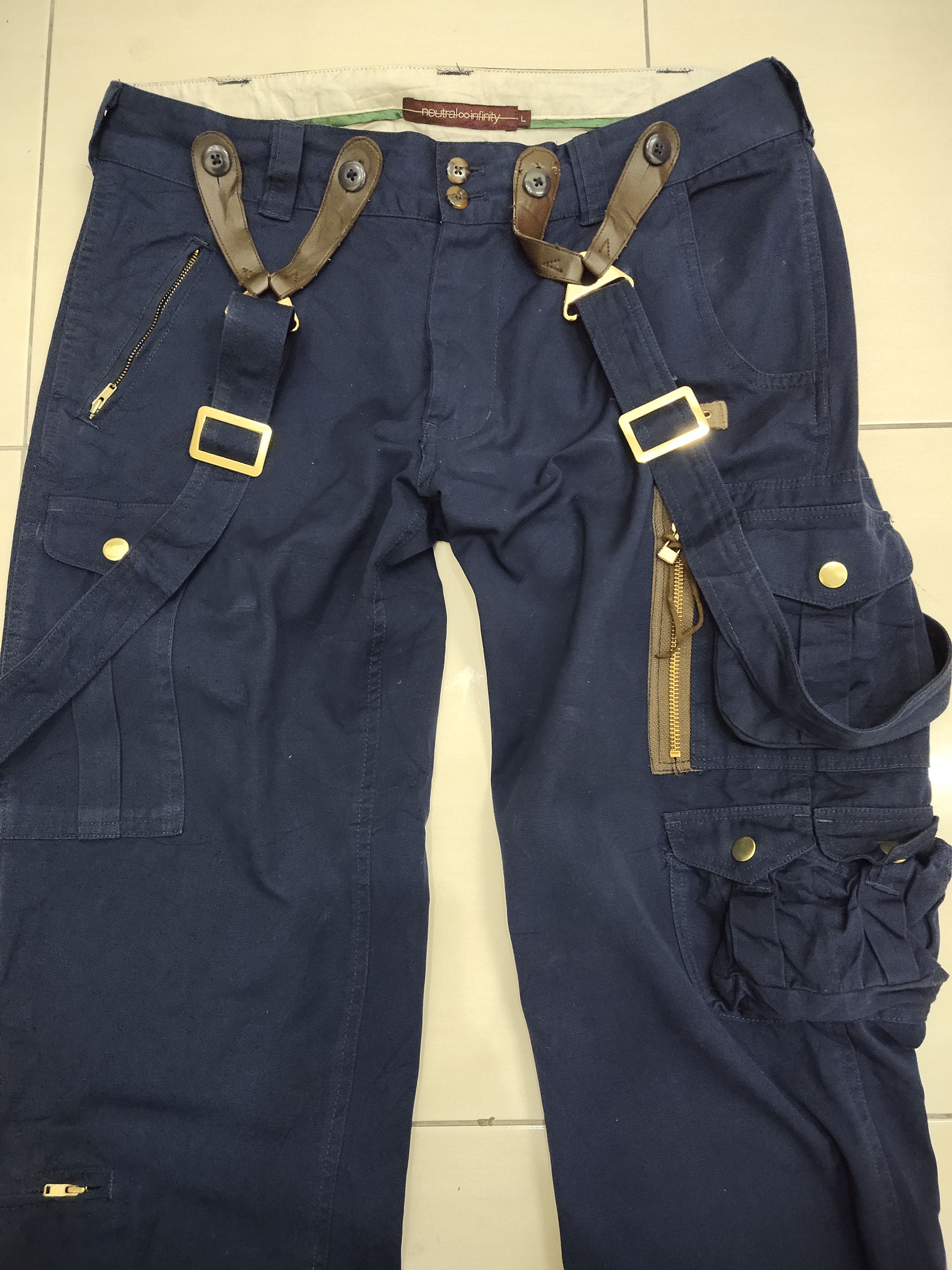 Neutral Infinity Multi Pocket Cargo Parachute Pants