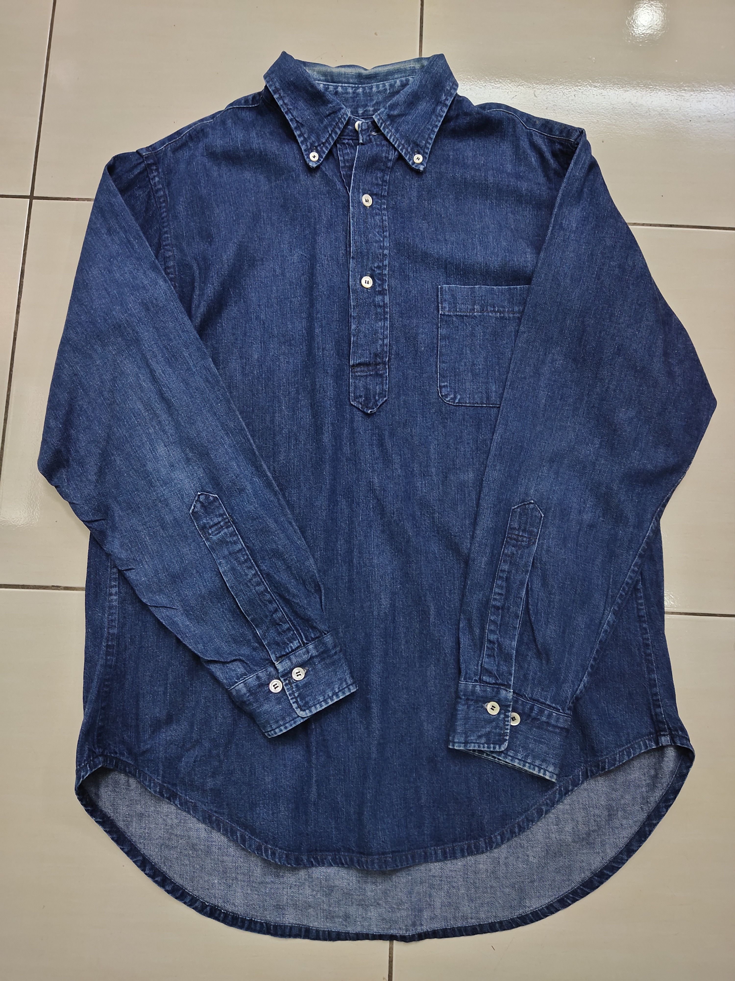 Pherrow's Vintage Pherrow Japanese Brand Denim Shirt Size US L / EU 52-54 / 3 - 1 Thumbnail