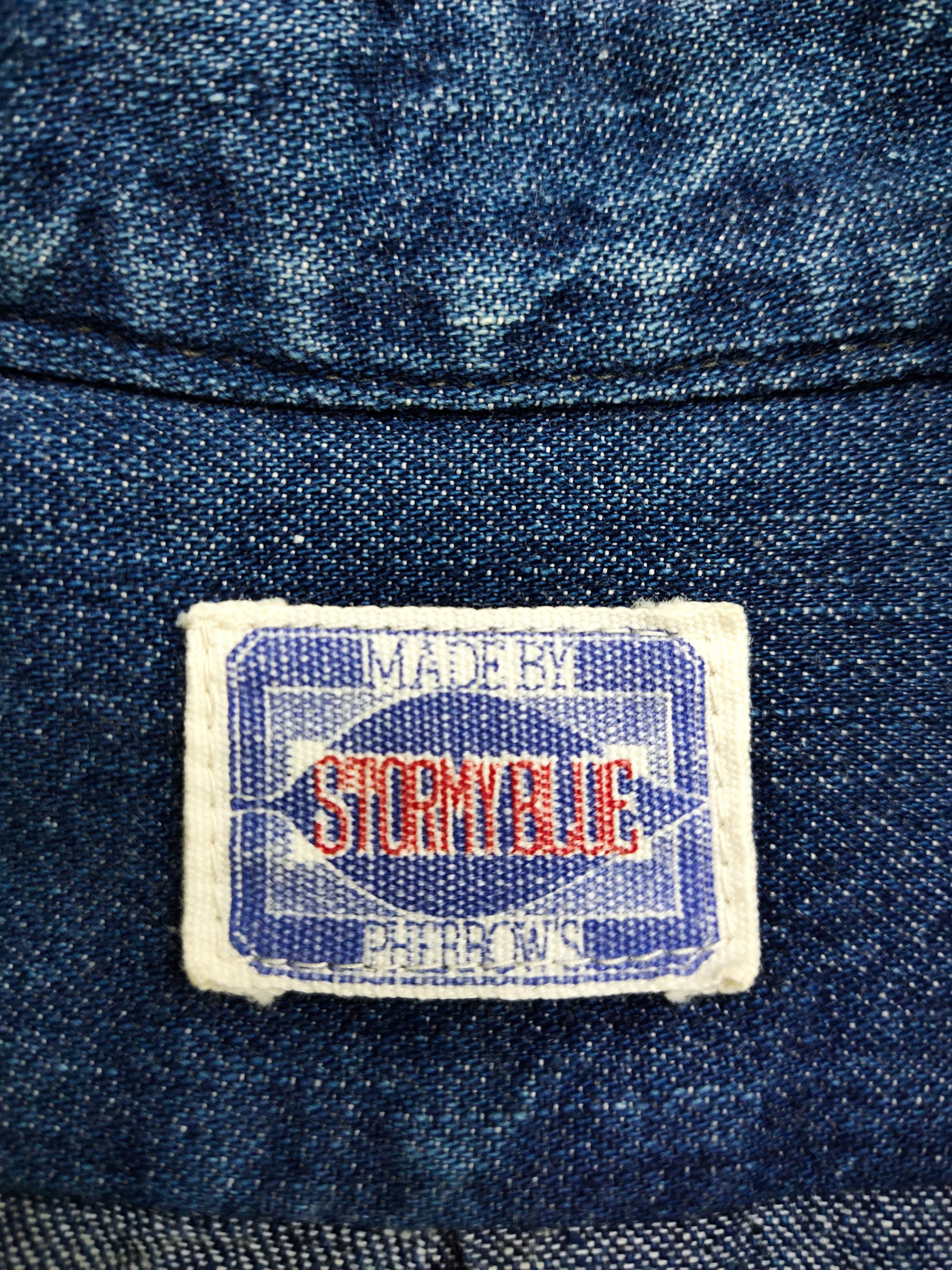 Pherrow's Vintage Pherrow Japanese Brand Denim Shirt Size US L / EU 52-54 / 3 - 3 Thumbnail