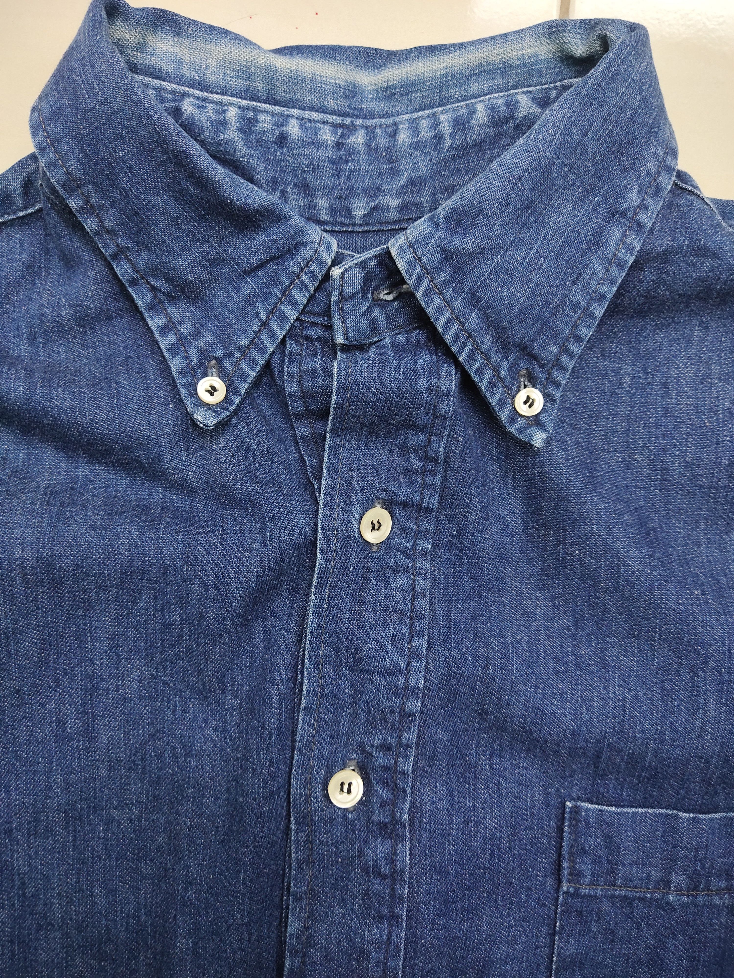 Pherrow's Vintage Pherrow Japanese Brand Denim Shirt Size US L / EU 52-54 / 3 - 4 Thumbnail
