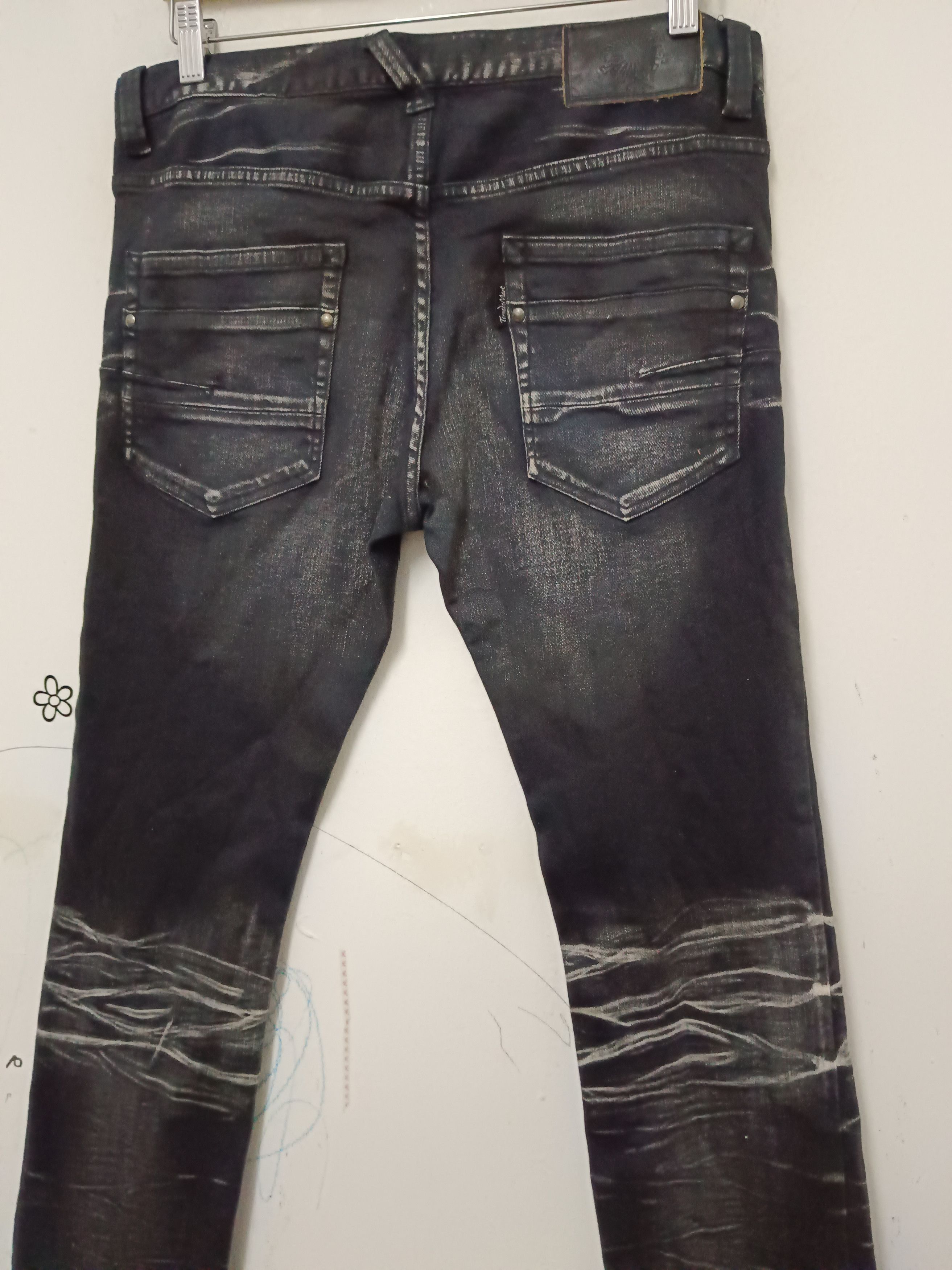 If Six Was Nine × Tornado Mart Flare Tornado Mart Distressed Jeans Size US 34 / EU 50 - 7 Thumbnail