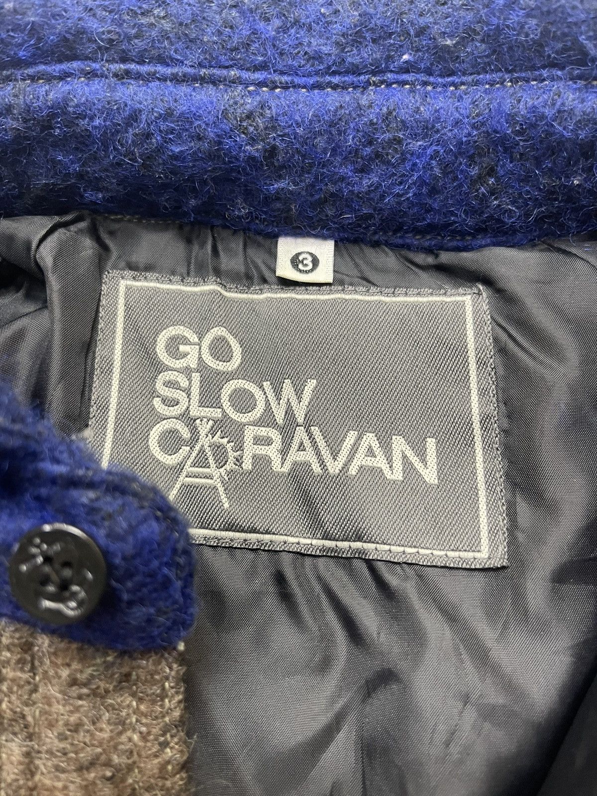 go slow caravan Colorblock Wool Cupra Patchwork Shirts Size US S / EU 44-46 / 1 - 7 Thumbnail