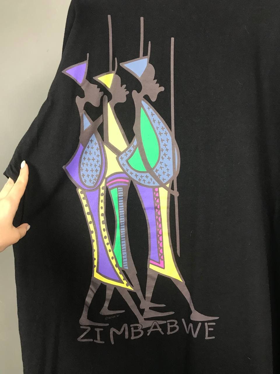 Handmade Handmade in Zimbabwe vintage art streetwear tee Size US XXL / EU 58 / 5 - 9 Thumbnail