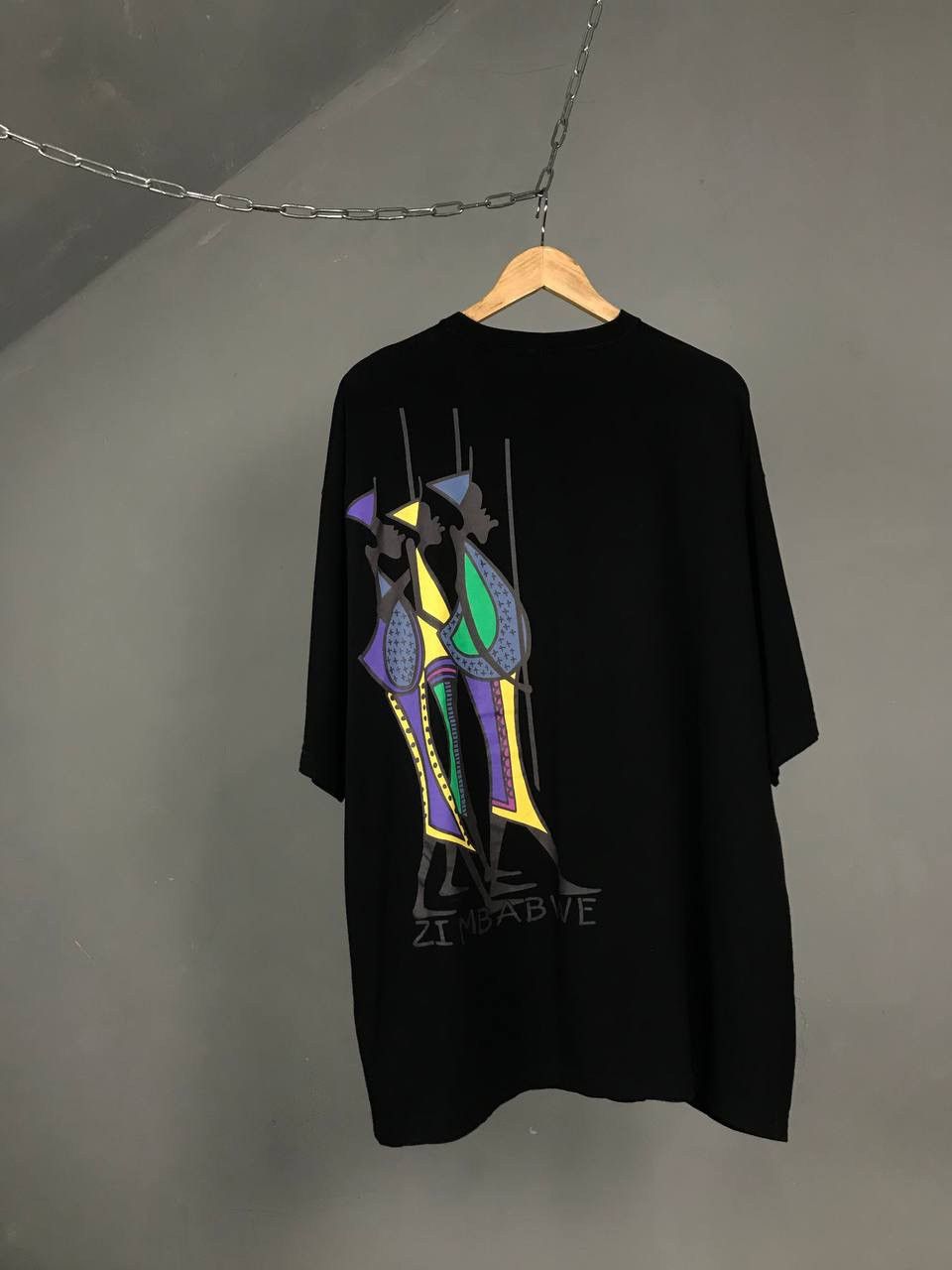 Handmade Handmade in Zimbabwe vintage art streetwear tee Size US XXL / EU 58 / 5 - 7 Thumbnail