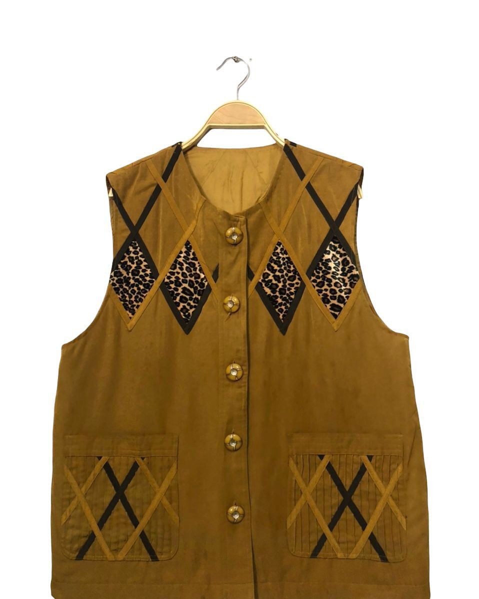 Japanese Brand Vintage Unbranded Button Ups Vest Jacket Size US L / EU 52-54 / 3 - 2 Thumbnail