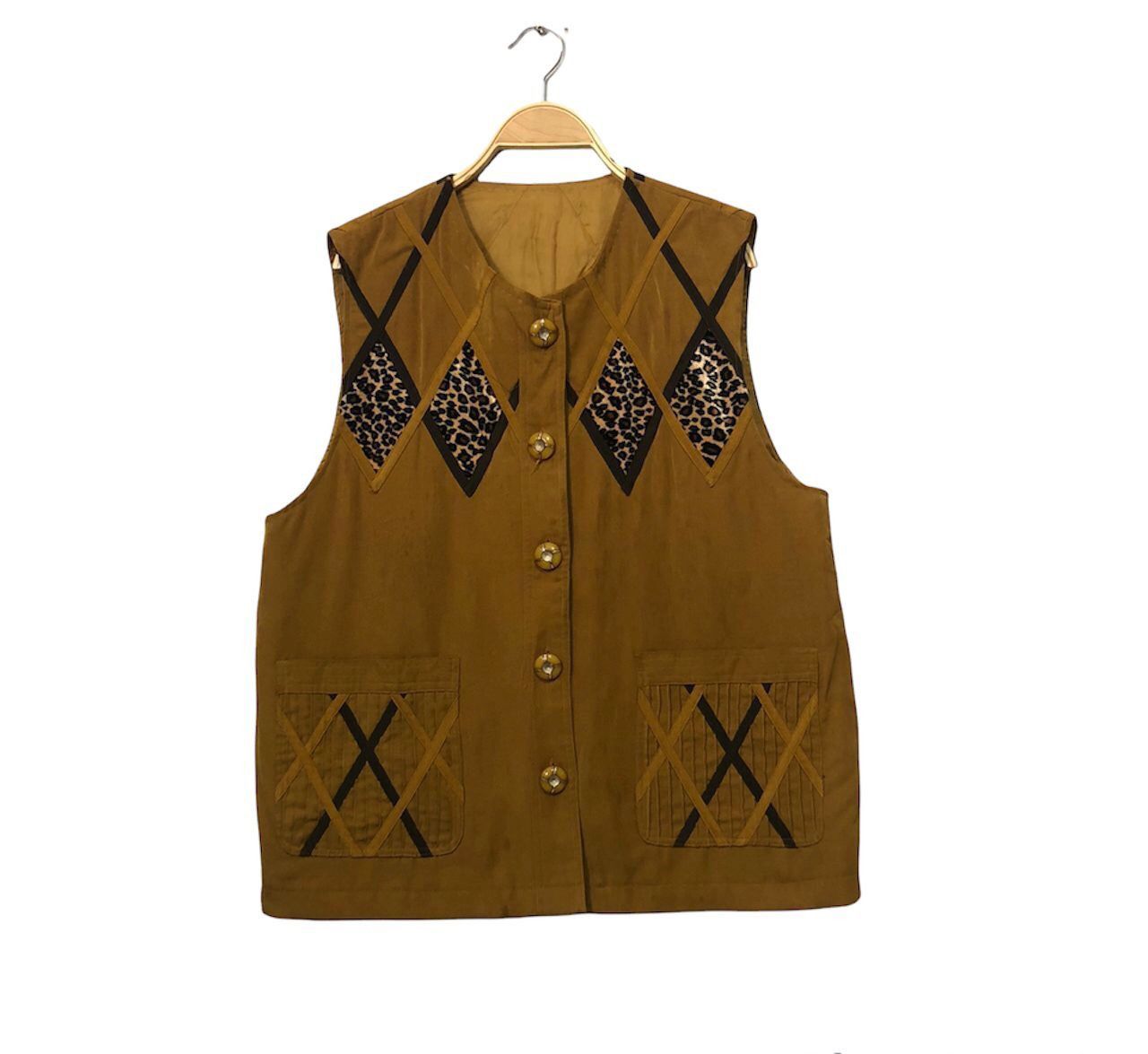 Japanese Brand Vintage Unbranded Button Ups Vest Jacket Size US L / EU 52-54 / 3 - 1 Thumbnail