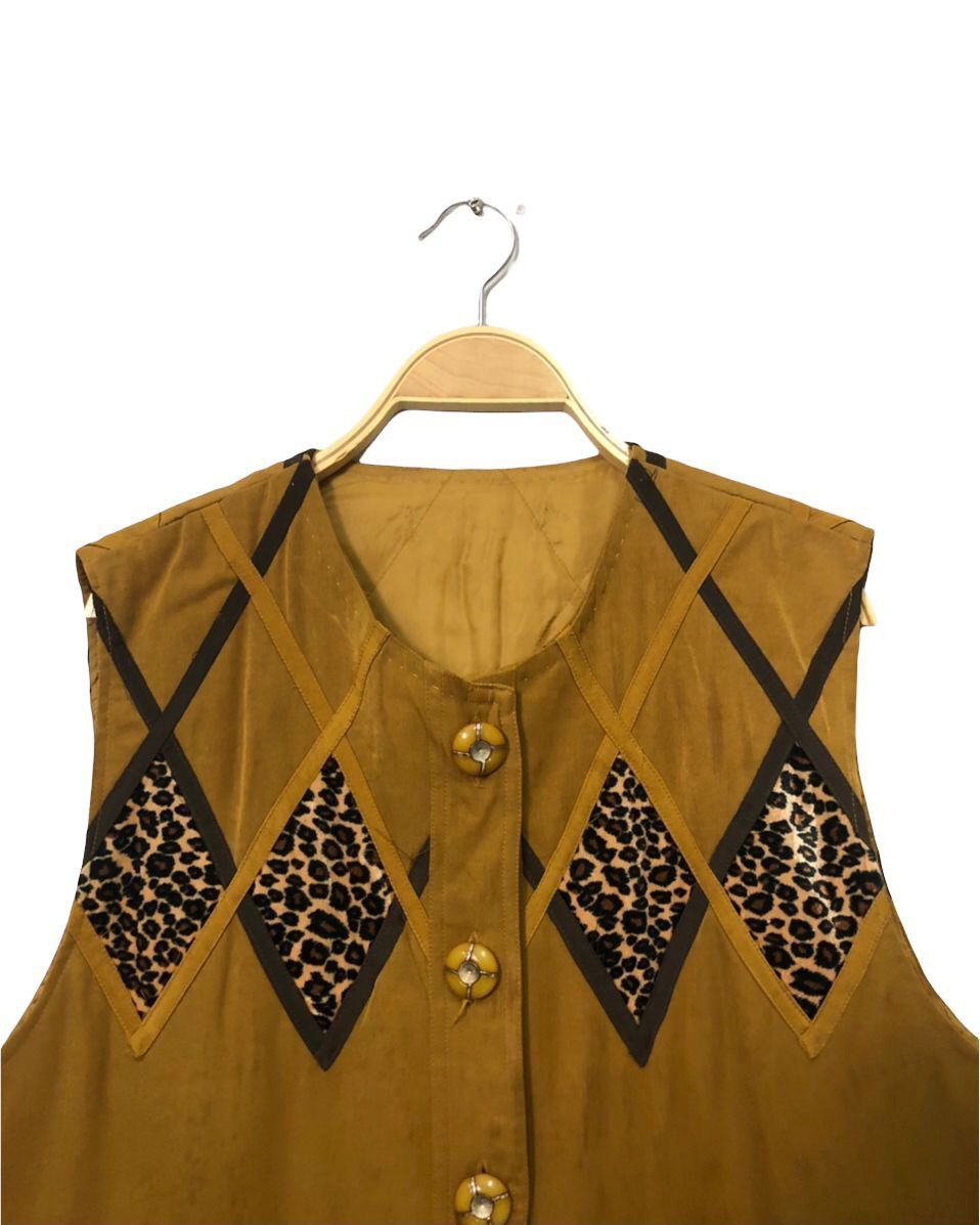 Japanese Brand Vintage Unbranded Button Ups Vest Jacket Size US L / EU 52-54 / 3 - 3 Thumbnail