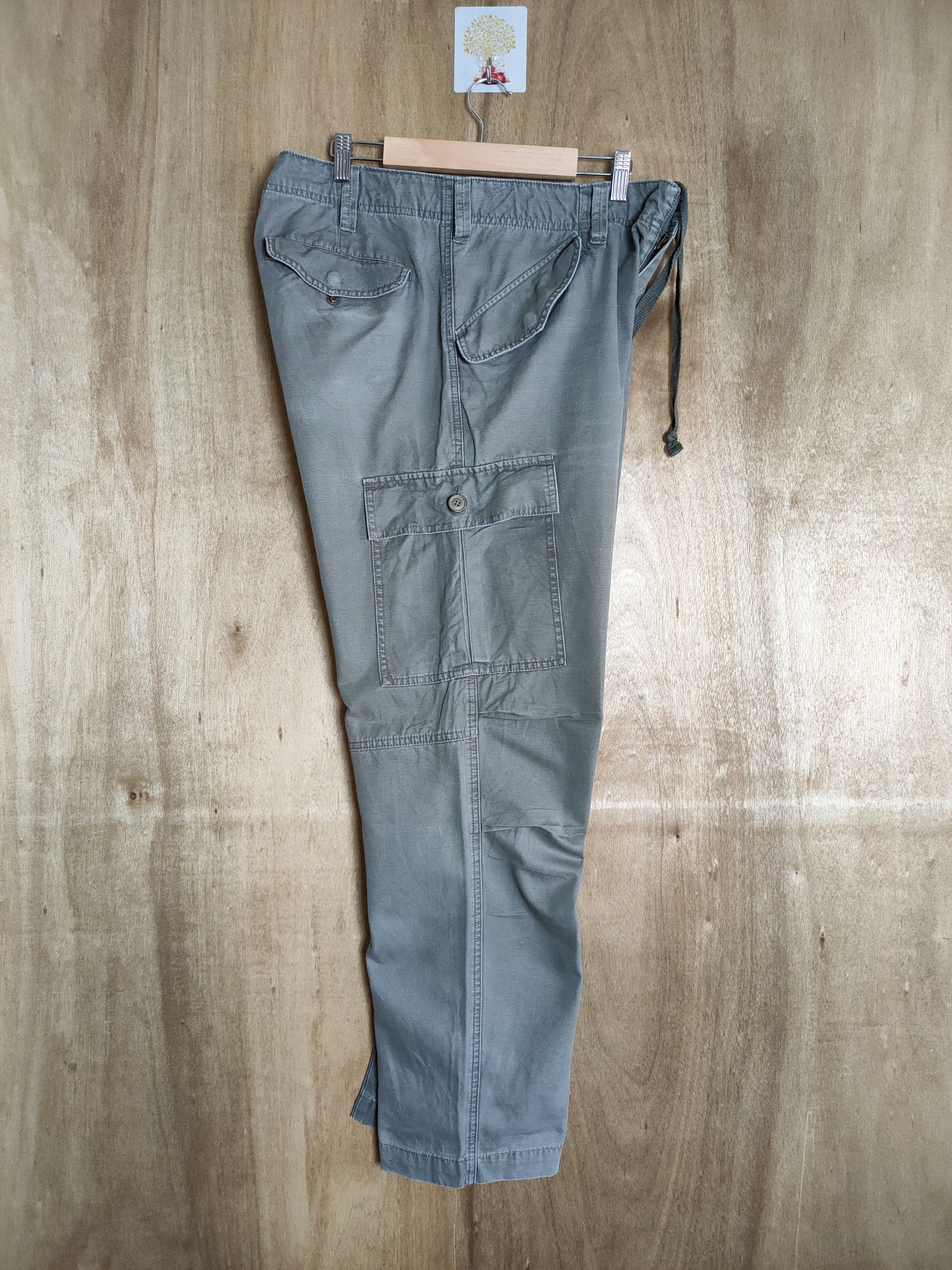 Japanese Brand × Vintage VINTAGE JAPANESE FADED GREY CARGO PANTS Size US 37 - 10 Thumbnail