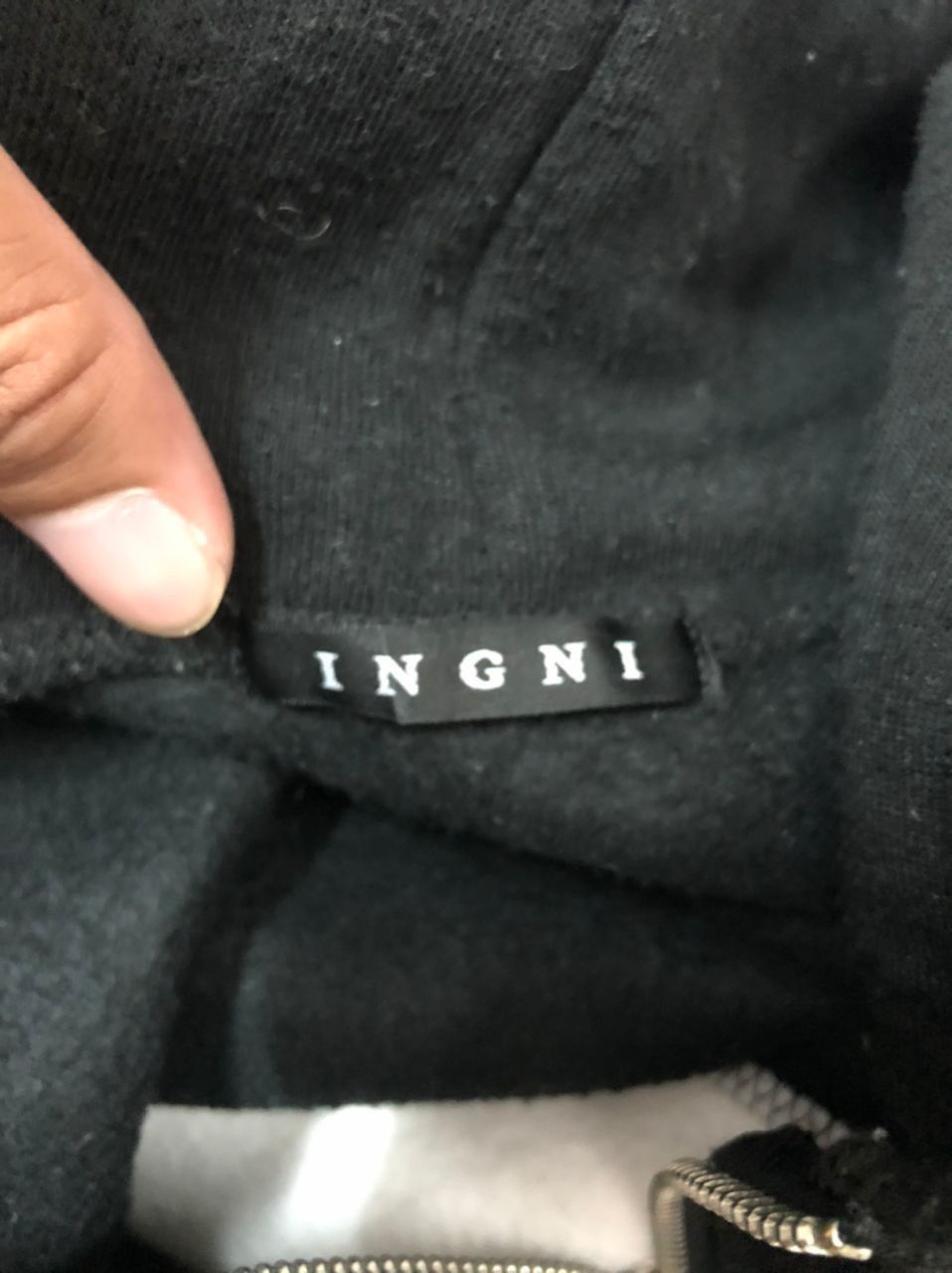 Japanese Brand Vintage Ingni Spell Out Big Logo Hoodie Sweatshirt Size US M / EU 48-50 / 2 - 9 Thumbnail