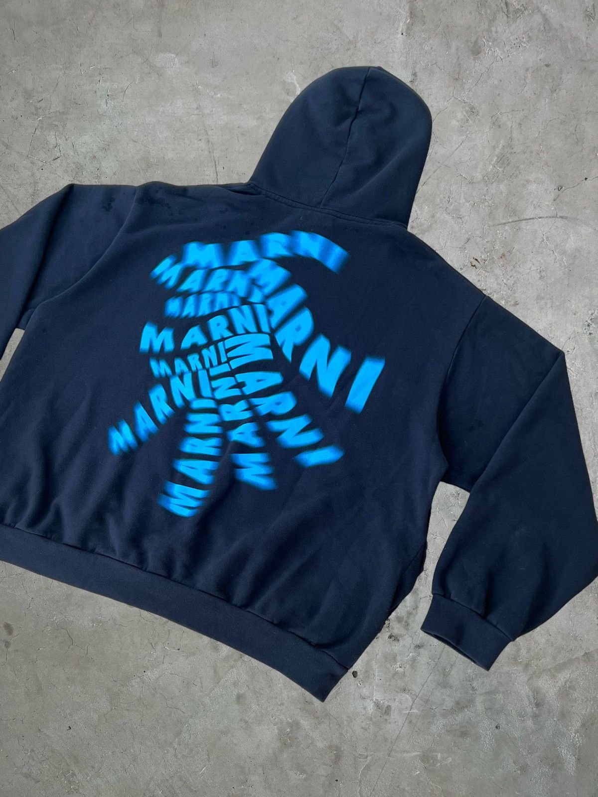 Marni Marni Spiral Logo Hoodie Size US XL / EU 56 / 4 - 10 Thumbnail