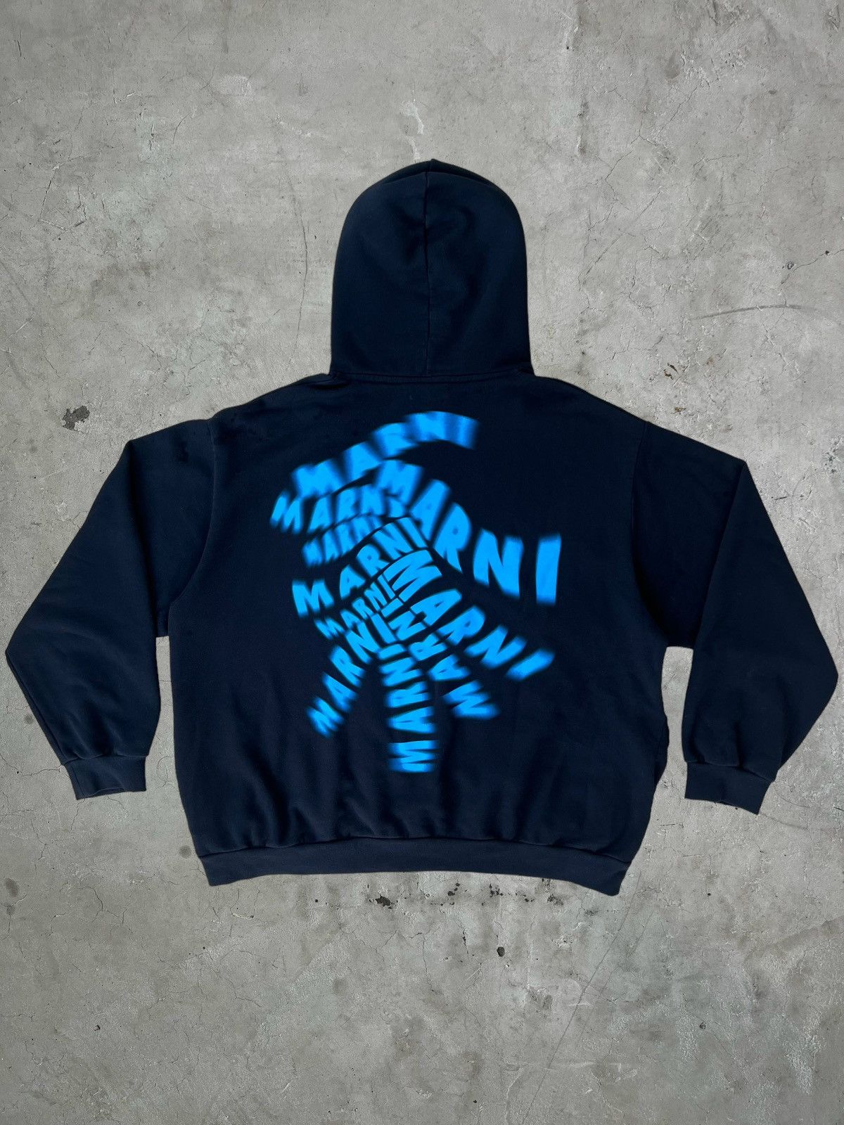 Marni Marni Spiral Logo Hoodie Size US XL / EU 56 / 4 - 2 Thumbnail
