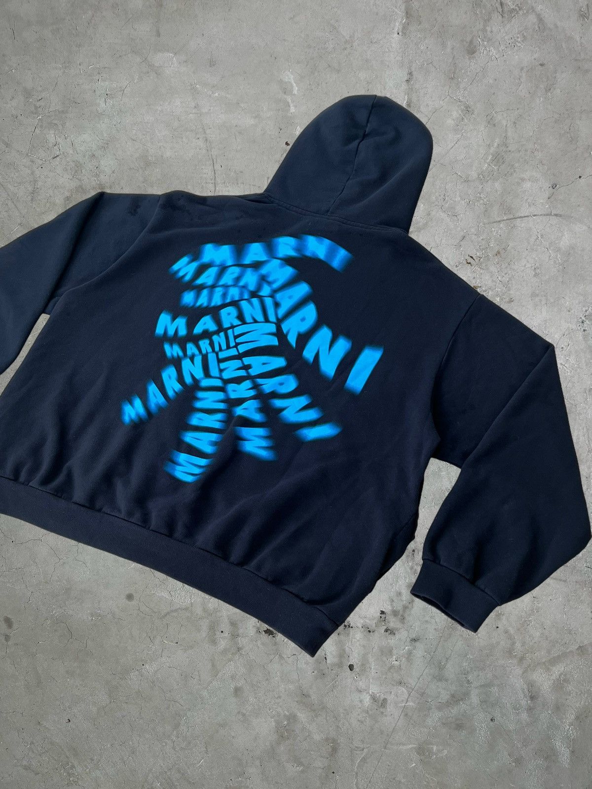 Marni Marni Spiral Logo Hoodie Size US XL / EU 56 / 4 - 12 Thumbnail