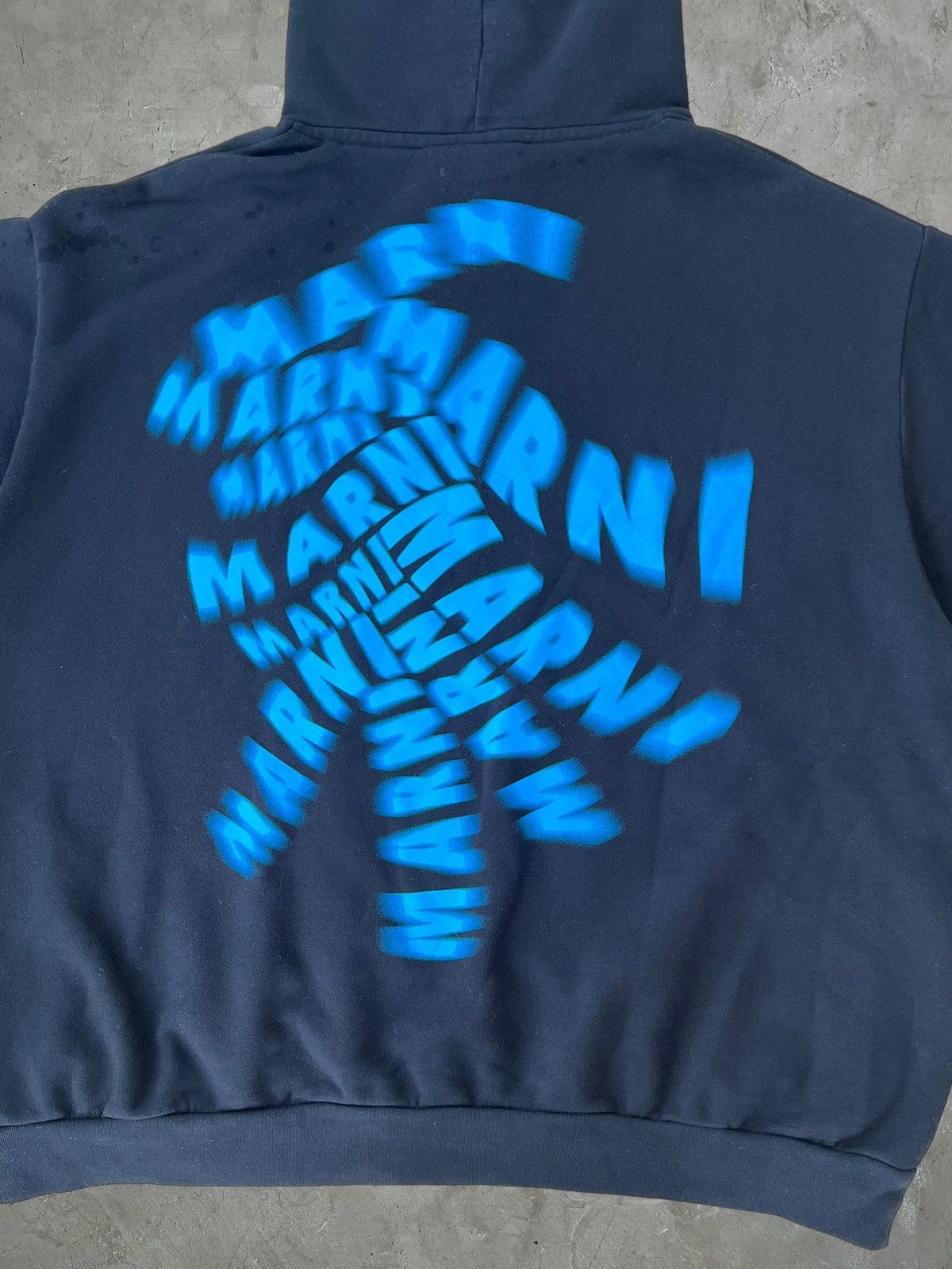 Marni Marni Spiral Logo Hoodie Size US XL / EU 56 / 4 - 11 Thumbnail