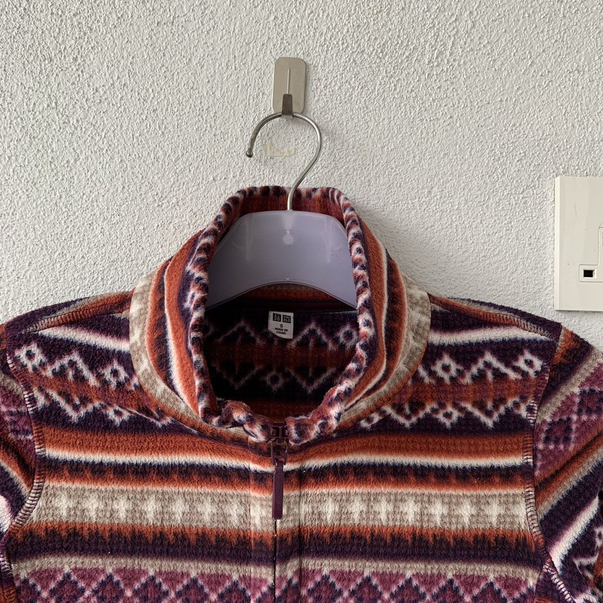 Japanese Brand × Native UNIQLO fleece jacket full zip native design Size S / US 4 / IT 40 - 4 Thumbnail