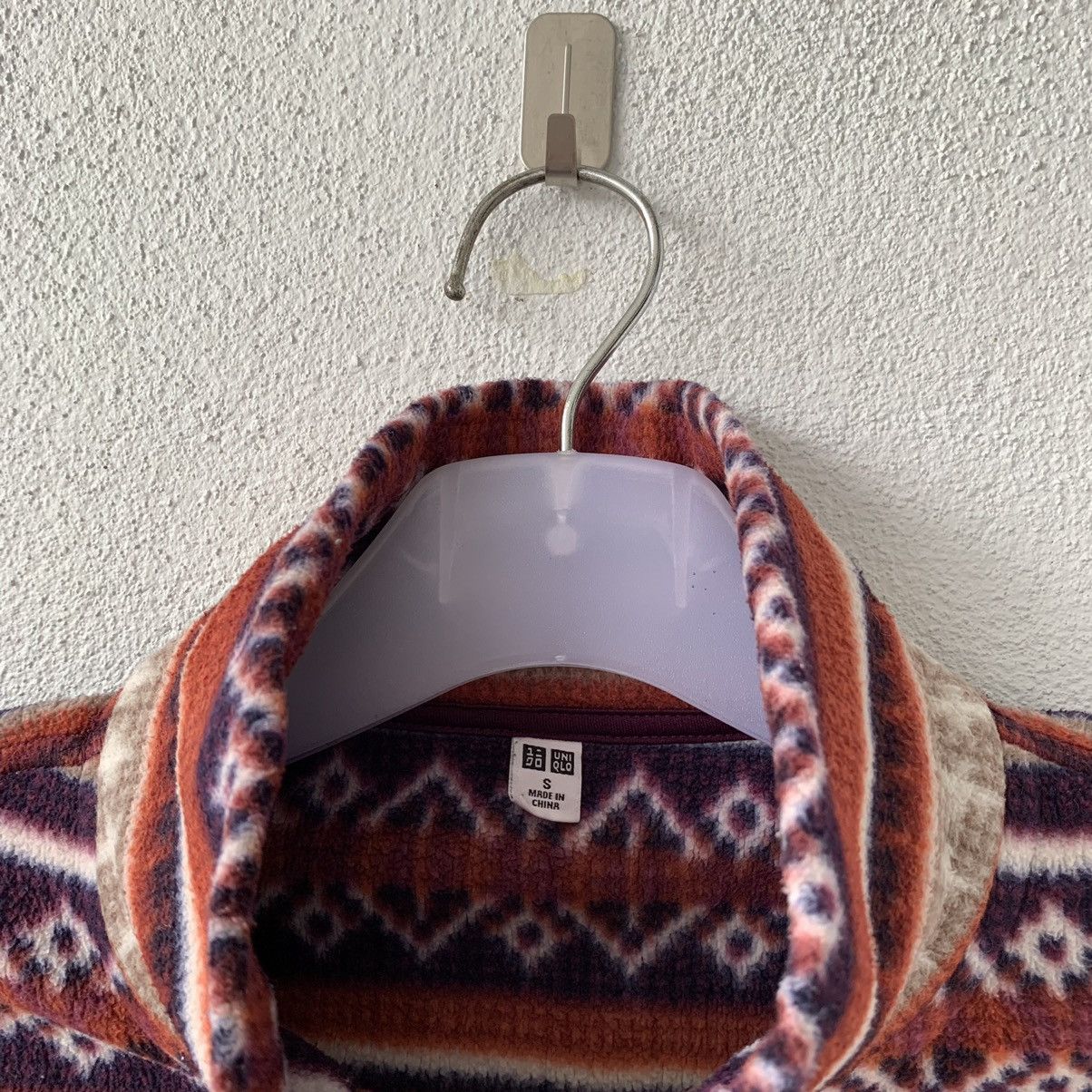 Japanese Brand × Native UNIQLO fleece jacket full zip native design Size S / US 4 / IT 40 - 5 Thumbnail