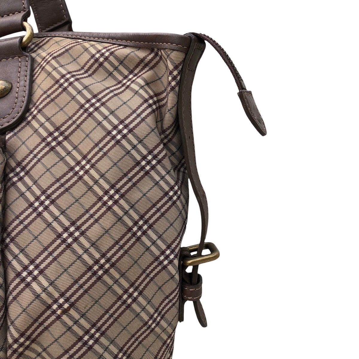 Burberry Burberry Blue Label Canvas Leather Novacheck Shoulder Bag Size ONE SIZE - 5 Thumbnail