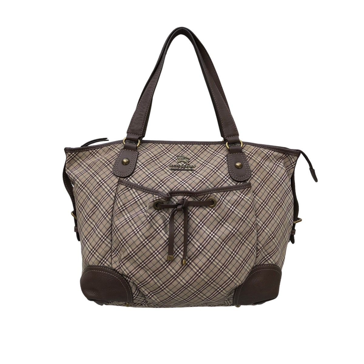 Burberry Burberry Blue Label Canvas Leather Novacheck Shoulder Bag Size ONE SIZE - 10 Thumbnail