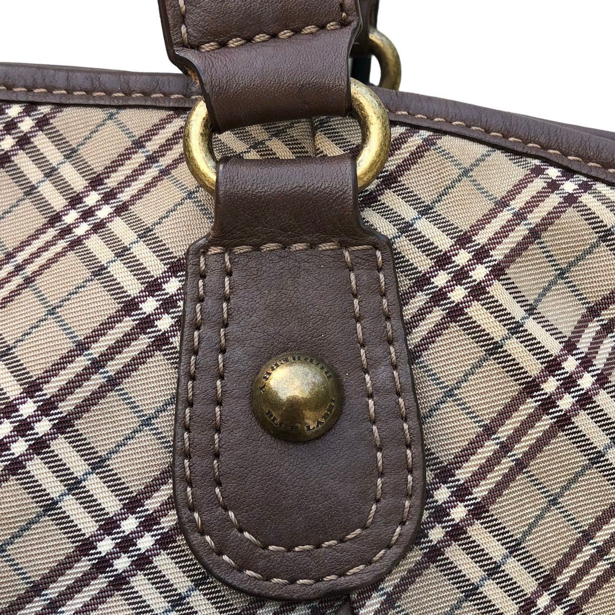Burberry Burberry Blue Label Canvas Leather Novacheck Shoulder Bag Size ONE SIZE - 6 Thumbnail
