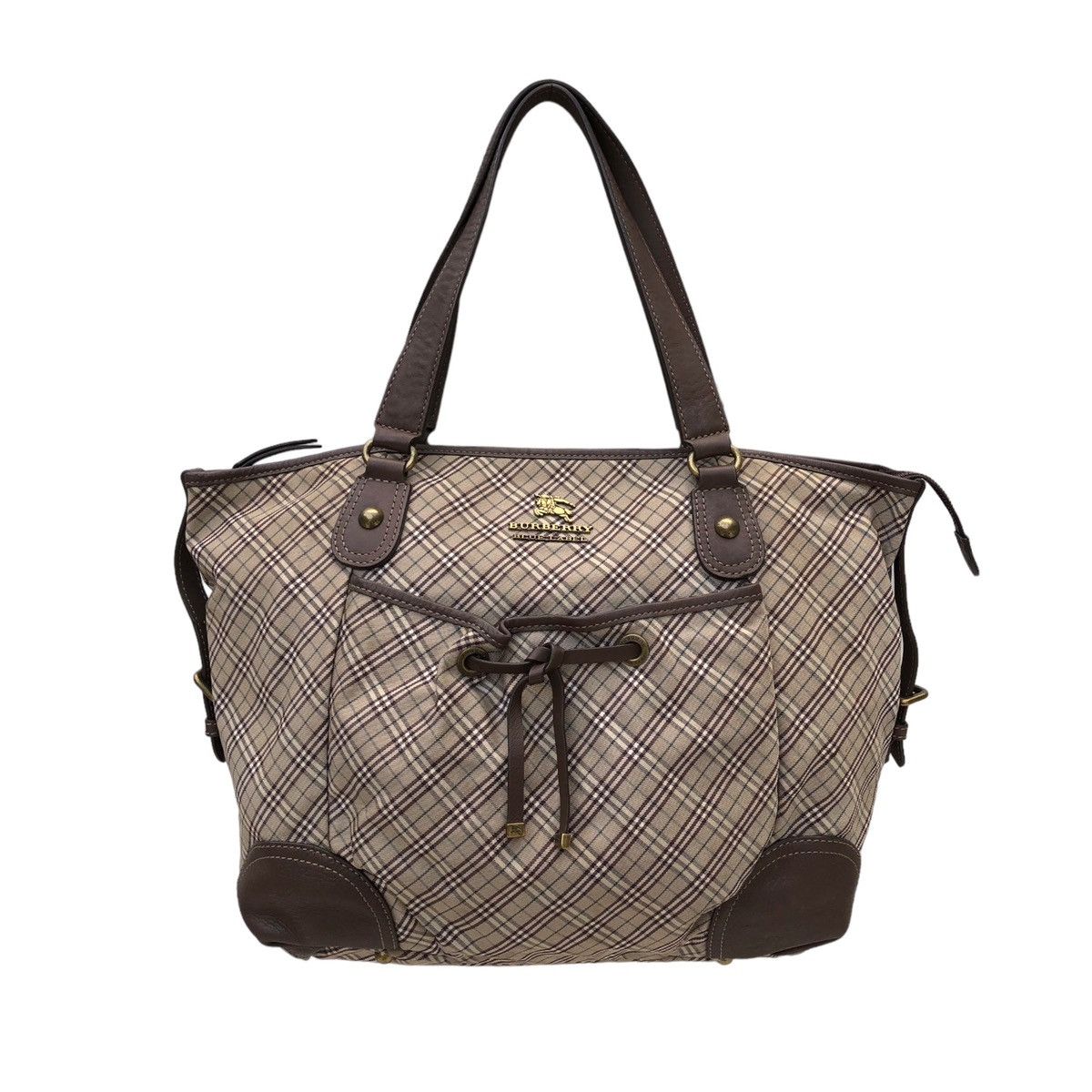 Burberry Burberry Blue Label Canvas Leather Novacheck Shoulder Bag Size ONE SIZE - 1 Thumbnail