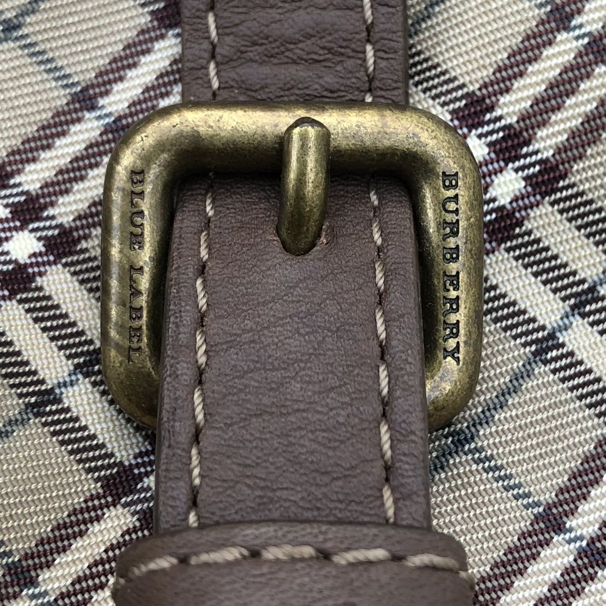 Burberry Burberry Blue Label Canvas Leather Novacheck Shoulder Bag Size ONE SIZE - 12 Thumbnail