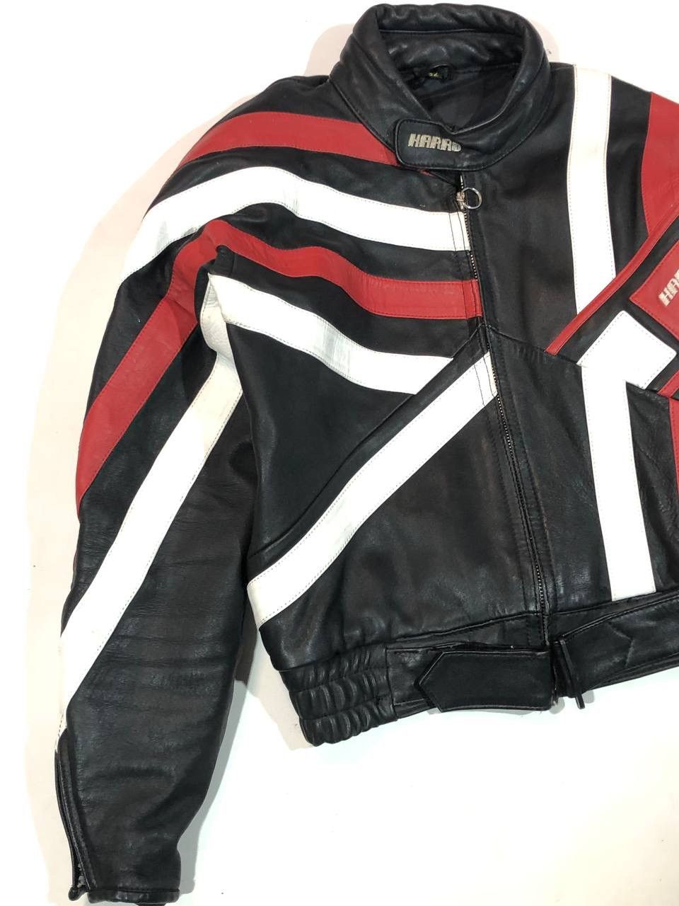 Vintage Harro Vintage Racing Leather Jacket Size US M / EU 48-50 / 2 - 2 Thumbnail