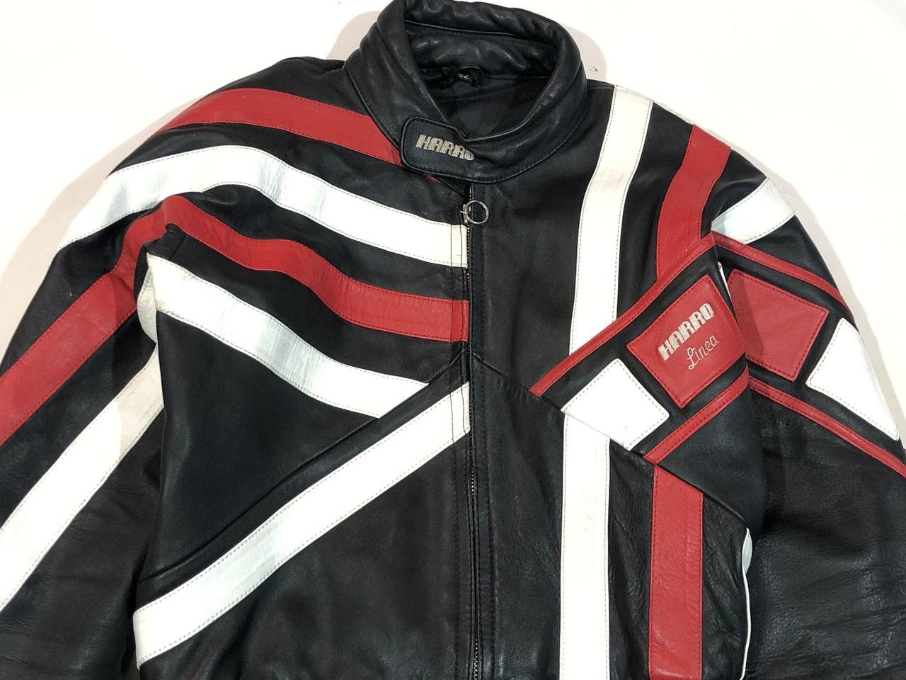 Vintage Harro Vintage Racing Leather Jacket Size US M / EU 48-50 / 2 - 3 Thumbnail