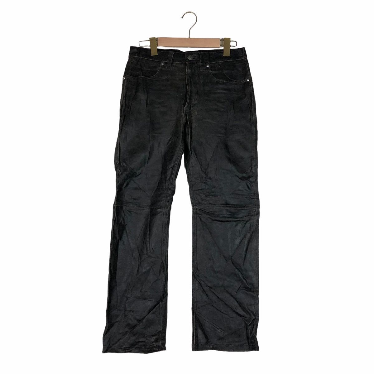 PPFM VINTAGE PPFM LEATHER PANTS Size US 30 / EU 46 - 1 Thumbnail