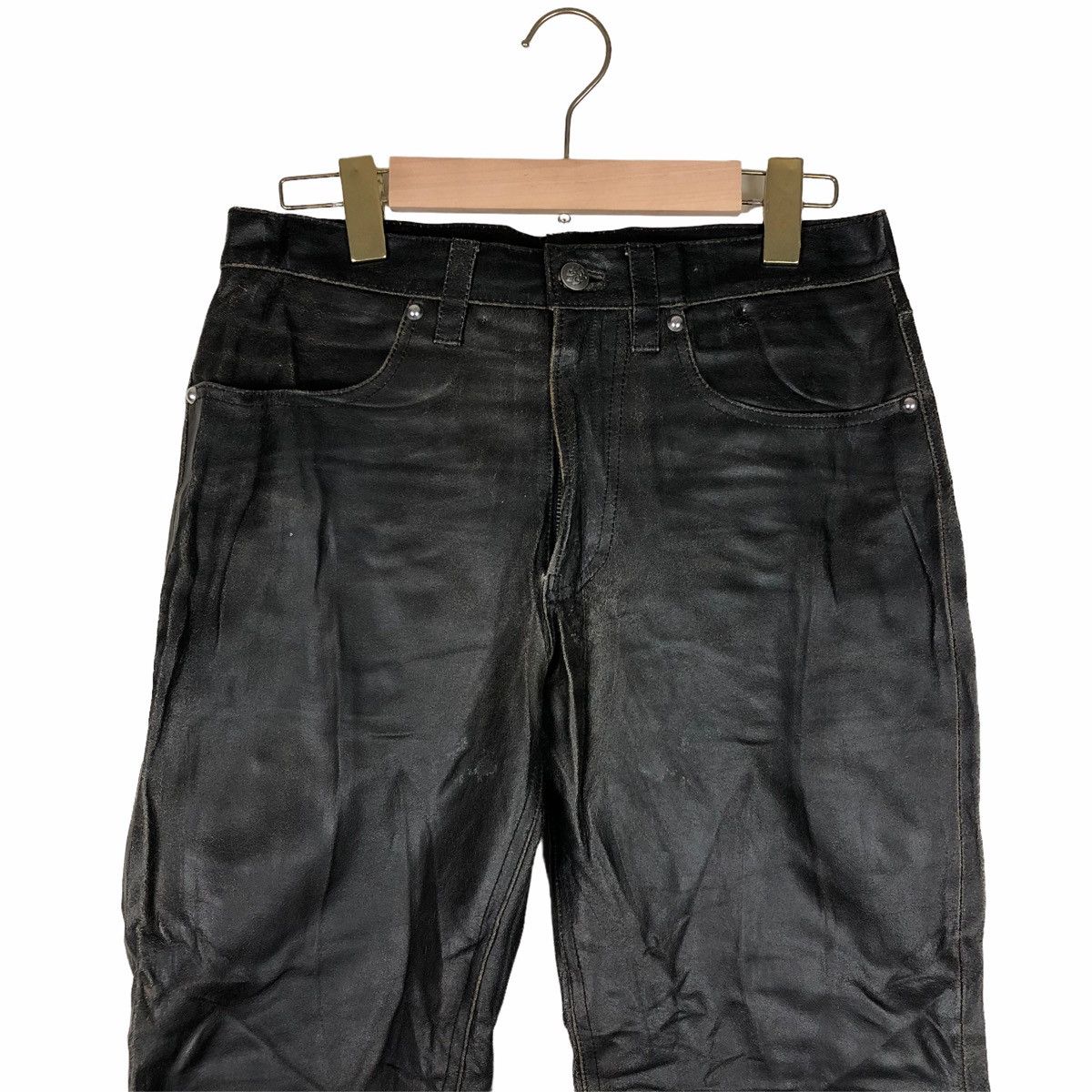 PPFM VINTAGE PPFM LEATHER PANTS Size US 30 / EU 46 - 2 Thumbnail