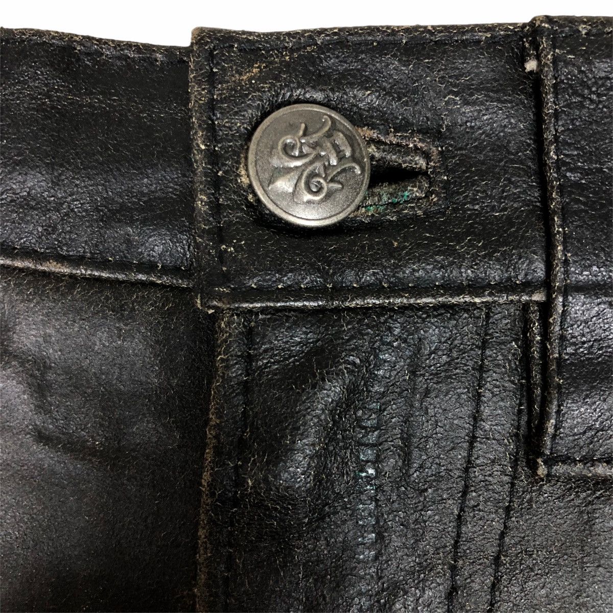 PPFM VINTAGE PPFM LEATHER PANTS Size US 30 / EU 46 - 4 Thumbnail
