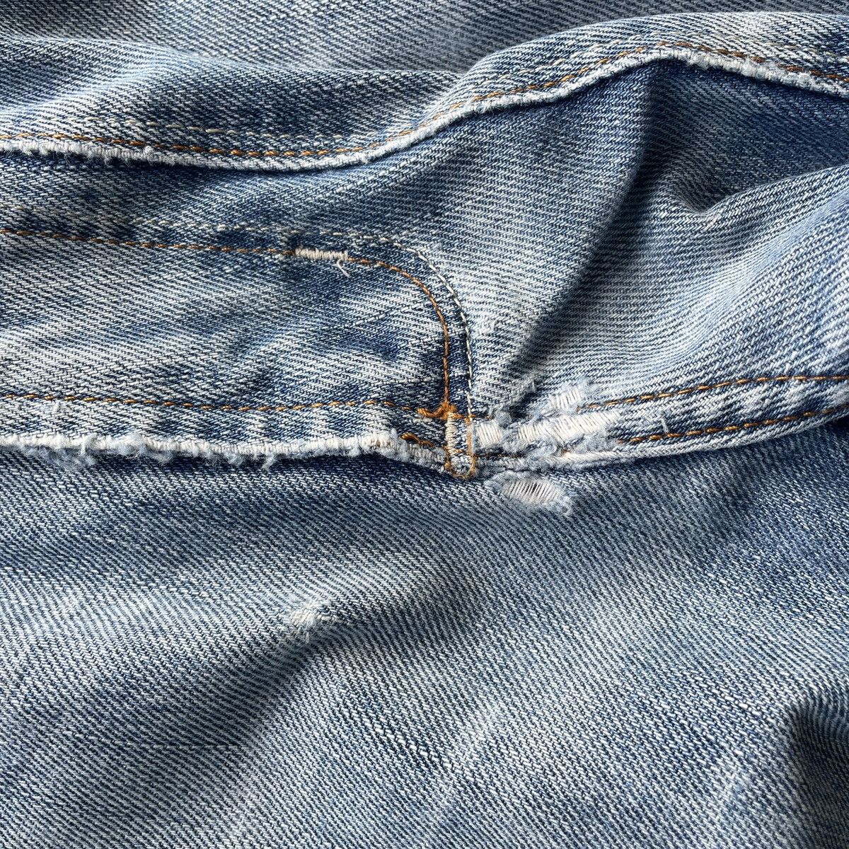 Japanese Brand W31🔥 Vintage WG Japanese Faded Denim Jeans Pants Distressed Size US 31 - 7 Thumbnail