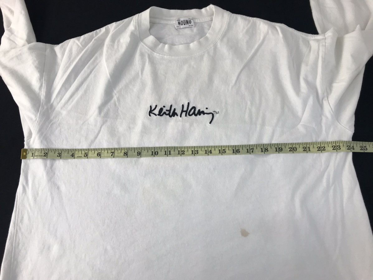 Keith Haring Nuono Keith Haring Heart Man Big Logo Pop Art Longsleeve Tee Size XL / US 12-14 / IT 48-50 - 8 Thumbnail