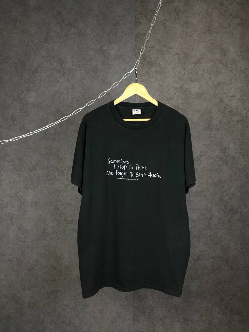 Other × Vintage Brooklyn t-shirt factory 1998 art other vintage tee Size US L / EU 52-54 / 3 - 1 Thumbnail