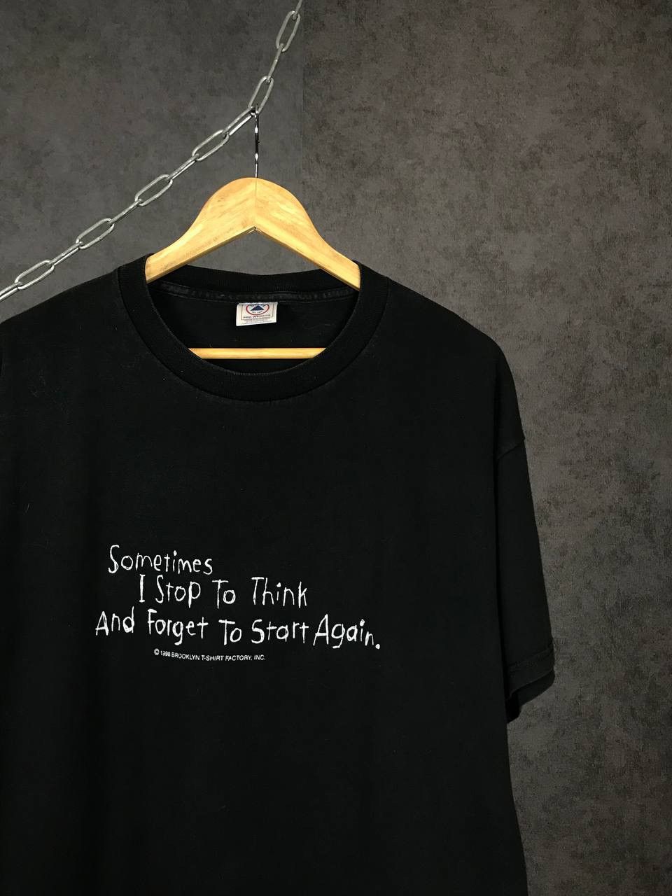 Other × Vintage Brooklyn t-shirt factory 1998 art other vintage tee Size US L / EU 52-54 / 3 - 2 Thumbnail
