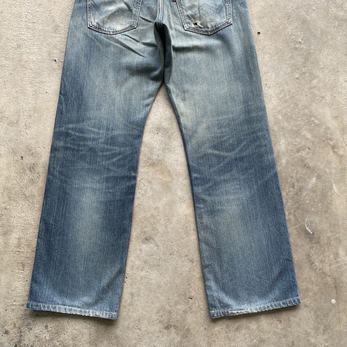 Japanese Brand Vintage Edwin XV-S Faded Distressed Denim Jeans Pants Japan Size US 29 - 12 Thumbnail