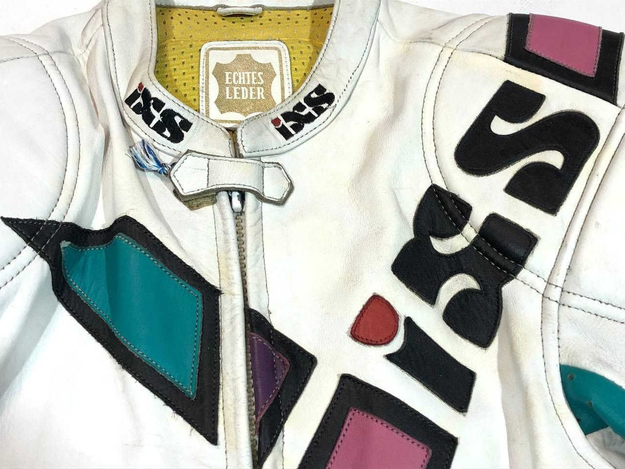Japanese Brand IXS Vintage Leather Racing Moto Jacket Size US S / EU 44-46 / 1 - 5 Thumbnail