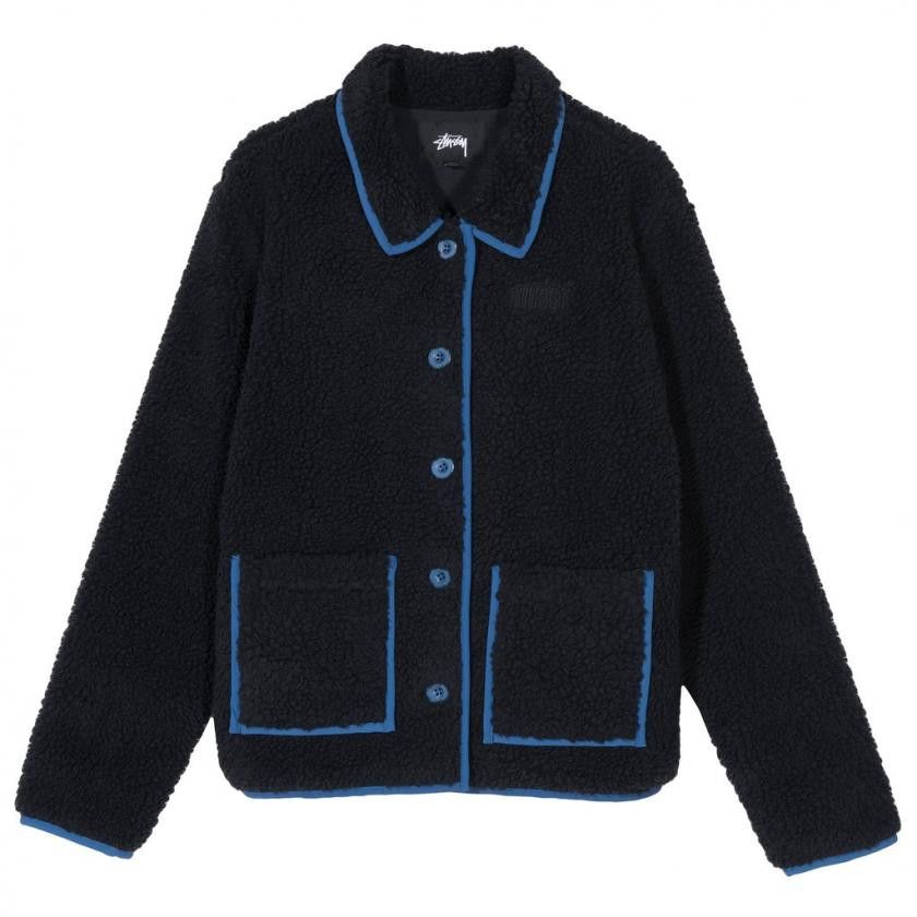 Stussy STUSSY SHERPA BUTTON DOWN JACKET Size US M / EU 48-50 / 2 - 1 Thumbnail