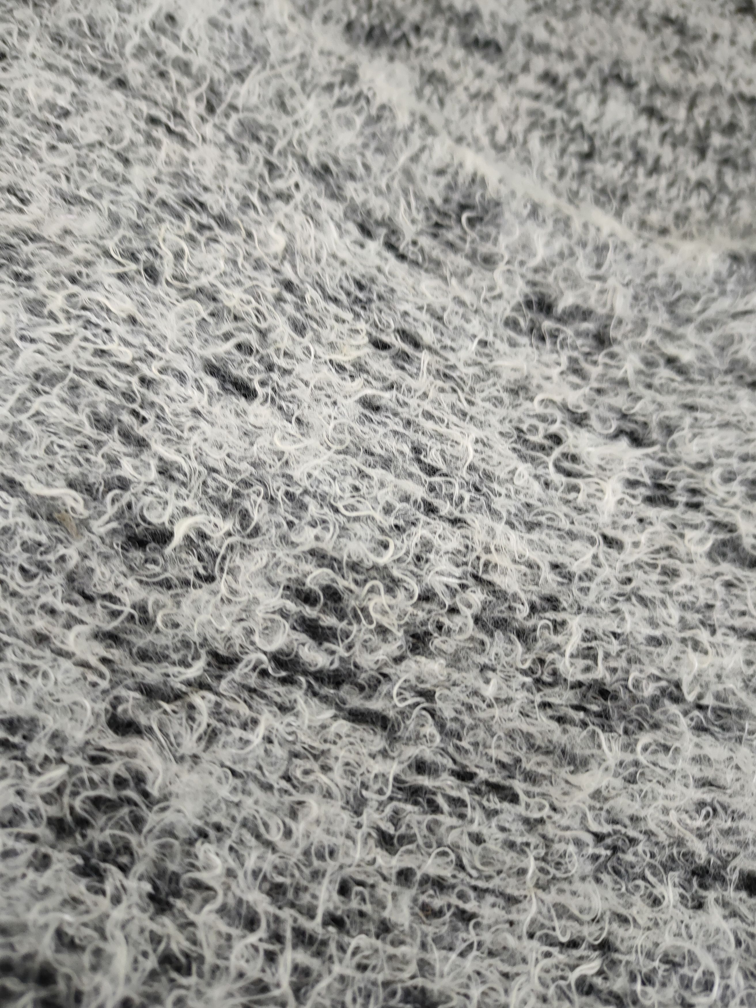 Aran Crafts D Rienda grey mohair fur knitwear shag shaggy japan #46-456 Size S / US 4 / IT 40 - 4 Thumbnail