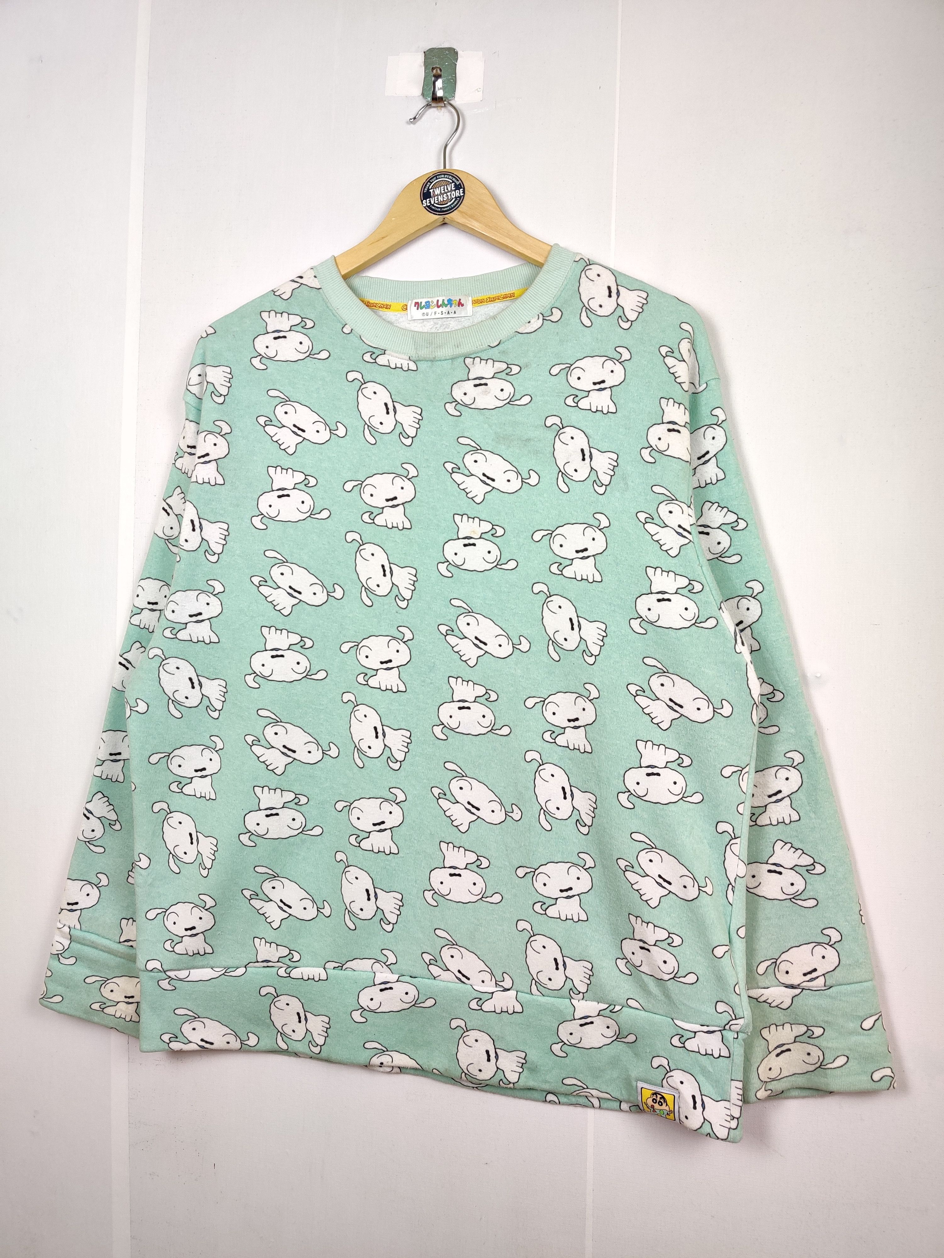 Anime Vintage Crayon Sin Chan Fullprint Crewneck Sweatshirt Size US L / EU 52-54 / 3 - 2 Thumbnail