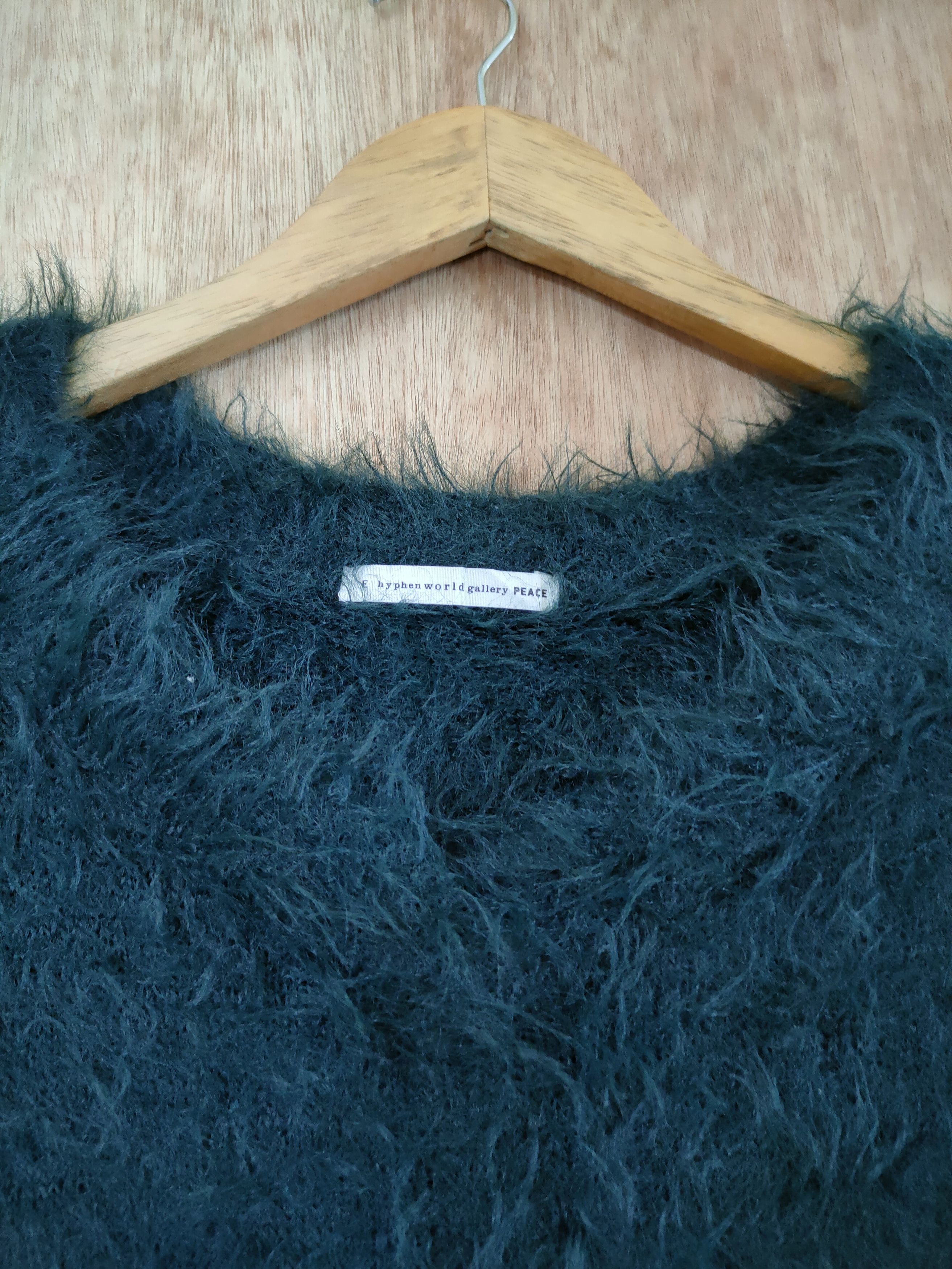 Homespun Knitwear D Hypen World Gallery mohair soft fur knit shag #46-495 Size M / US 6-8 / IT 42-44 - 4 Thumbnail