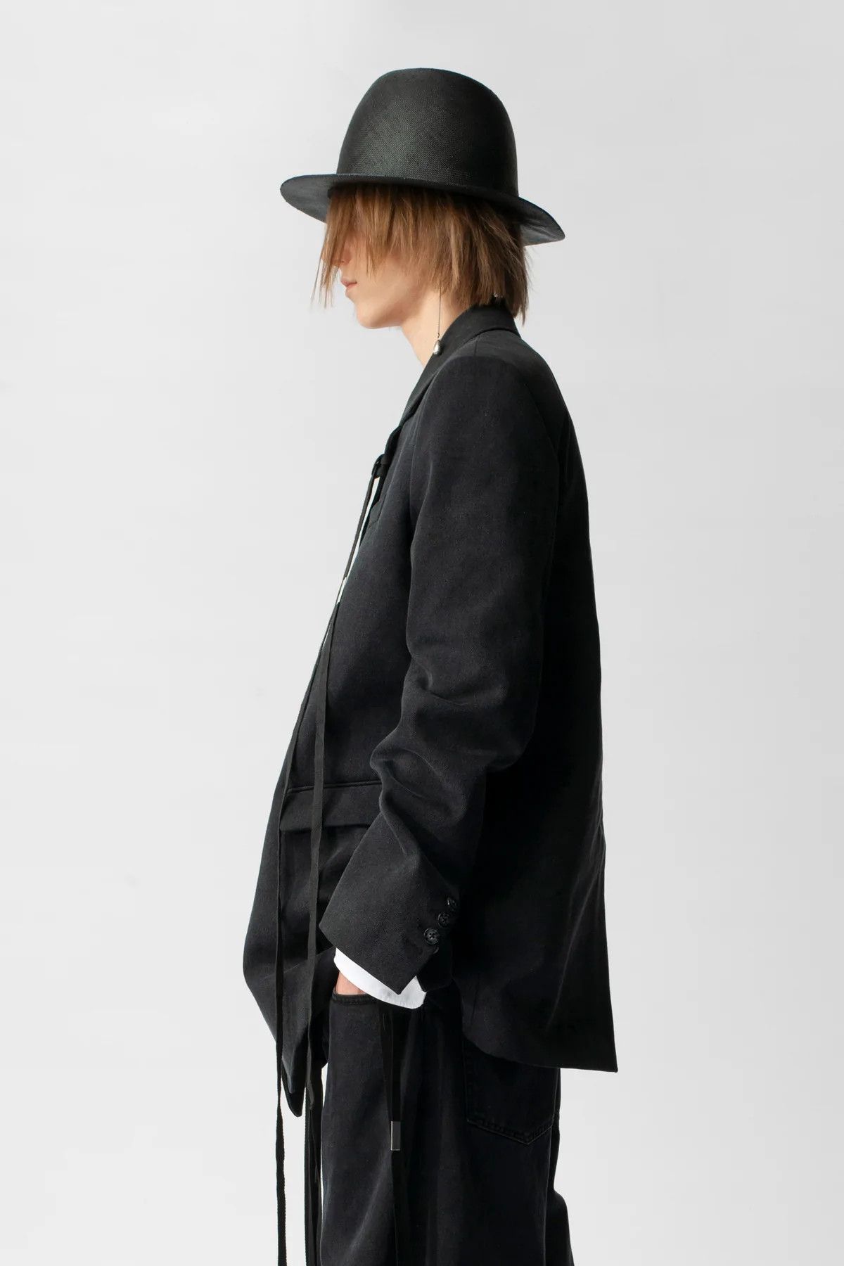 Ann Demeulemeester *NEW* DEN SLOUCHY RIBBON JACKET/BLAZER 44FR/48IT/S Size US S / EU 44-46 / 1 - 8 Thumbnail