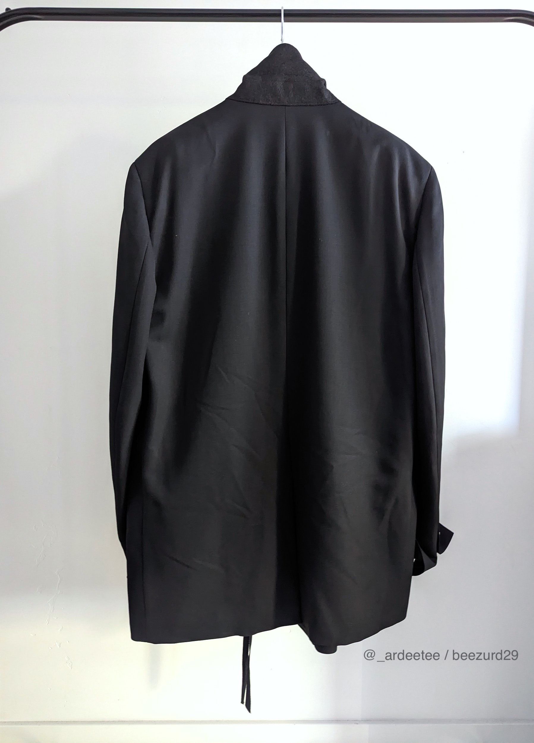 Ann Demeulemeester *NEW* DEN SLOUCHY RIBBON JACKET/BLAZER 44FR/48IT/S Size US S / EU 44-46 / 1 - 6 Thumbnail