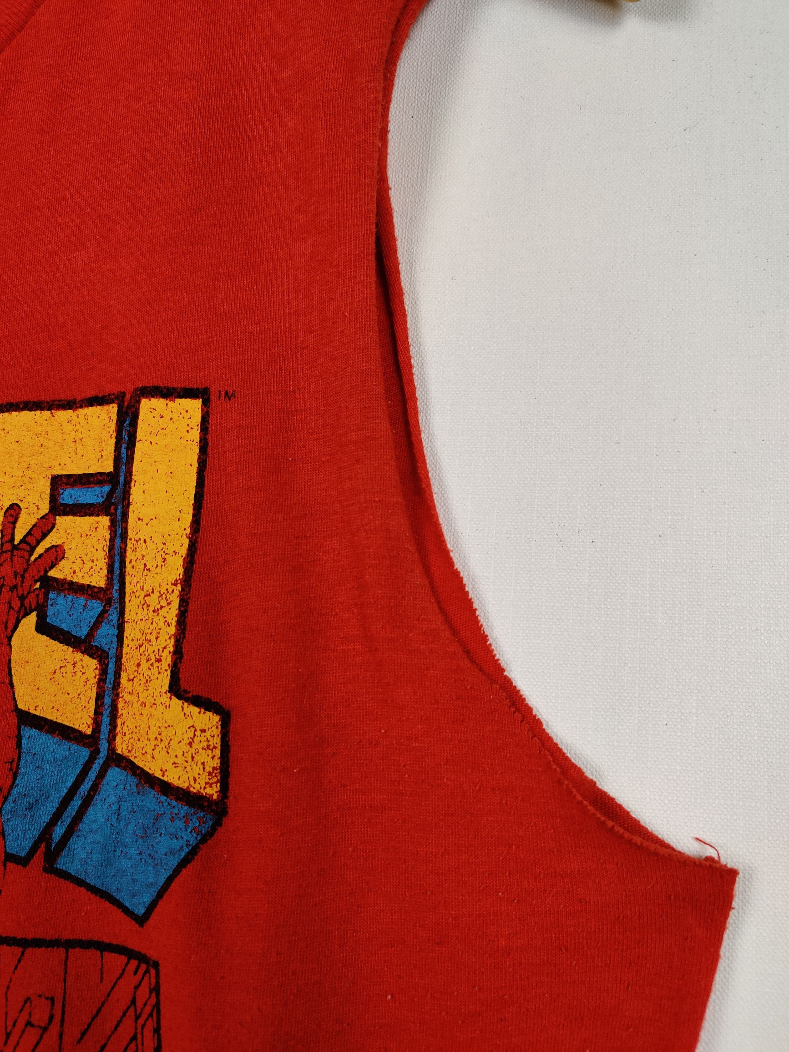 Marvel Comics Vintage Marvel Comics Character Hero Sleeve Tank Top Size US L / EU 52-54 / 3 - 5 Thumbnail