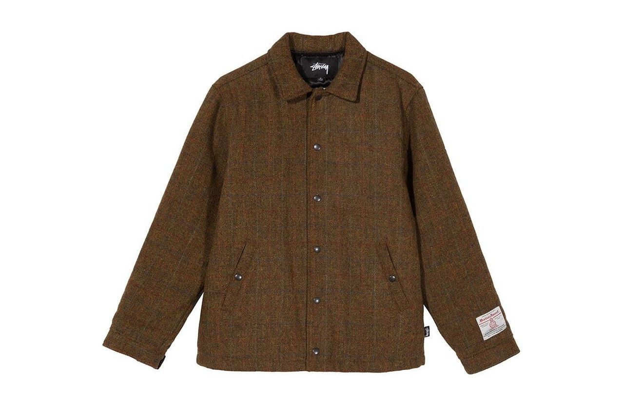 stussy×harris tweed Coach Jacket＆Pants Harris Tweed × Stussy Rare STUSSY X HARRIS TWEED COACHES