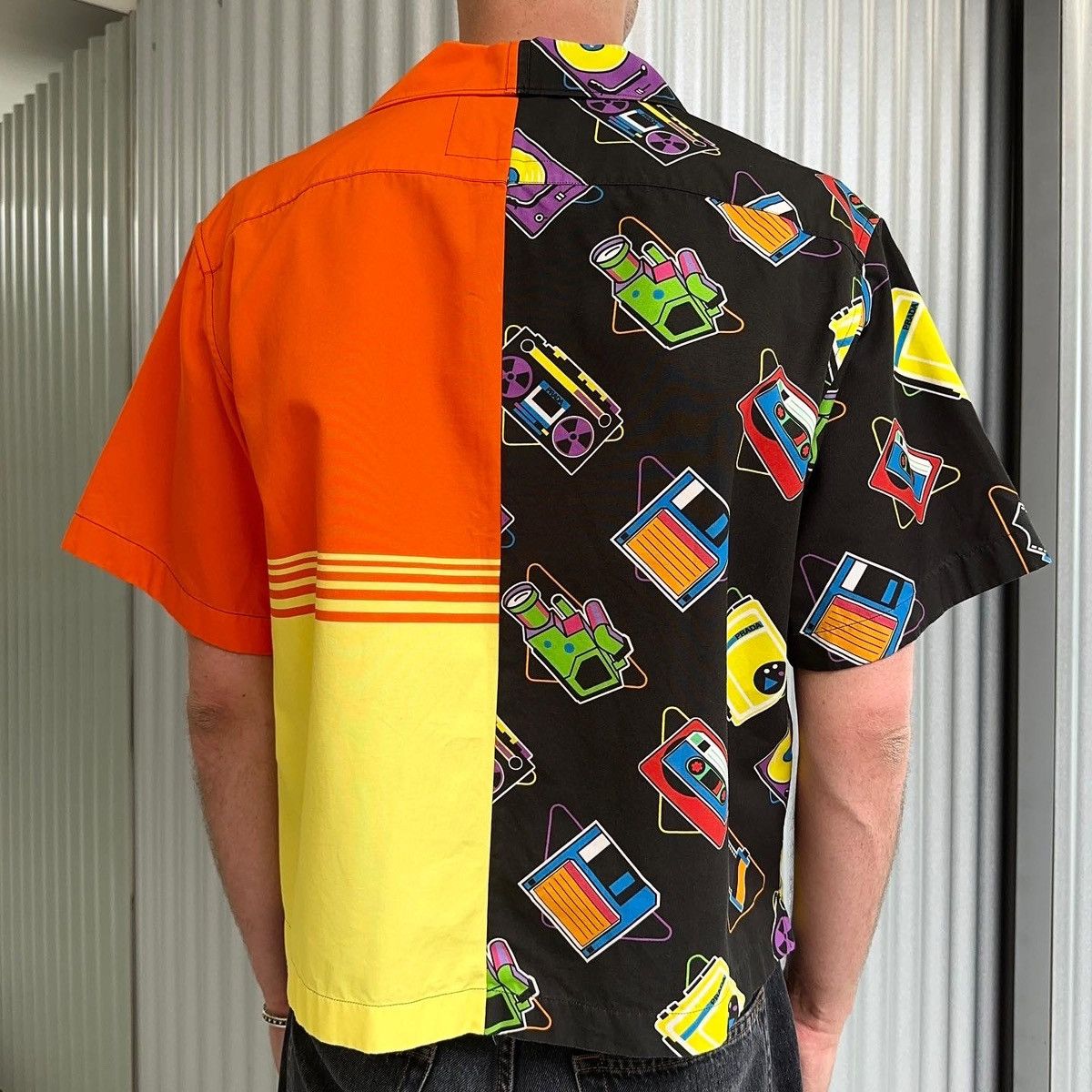 Prada Prada F/W'19 Double Match Bowling Shirt | Grailed