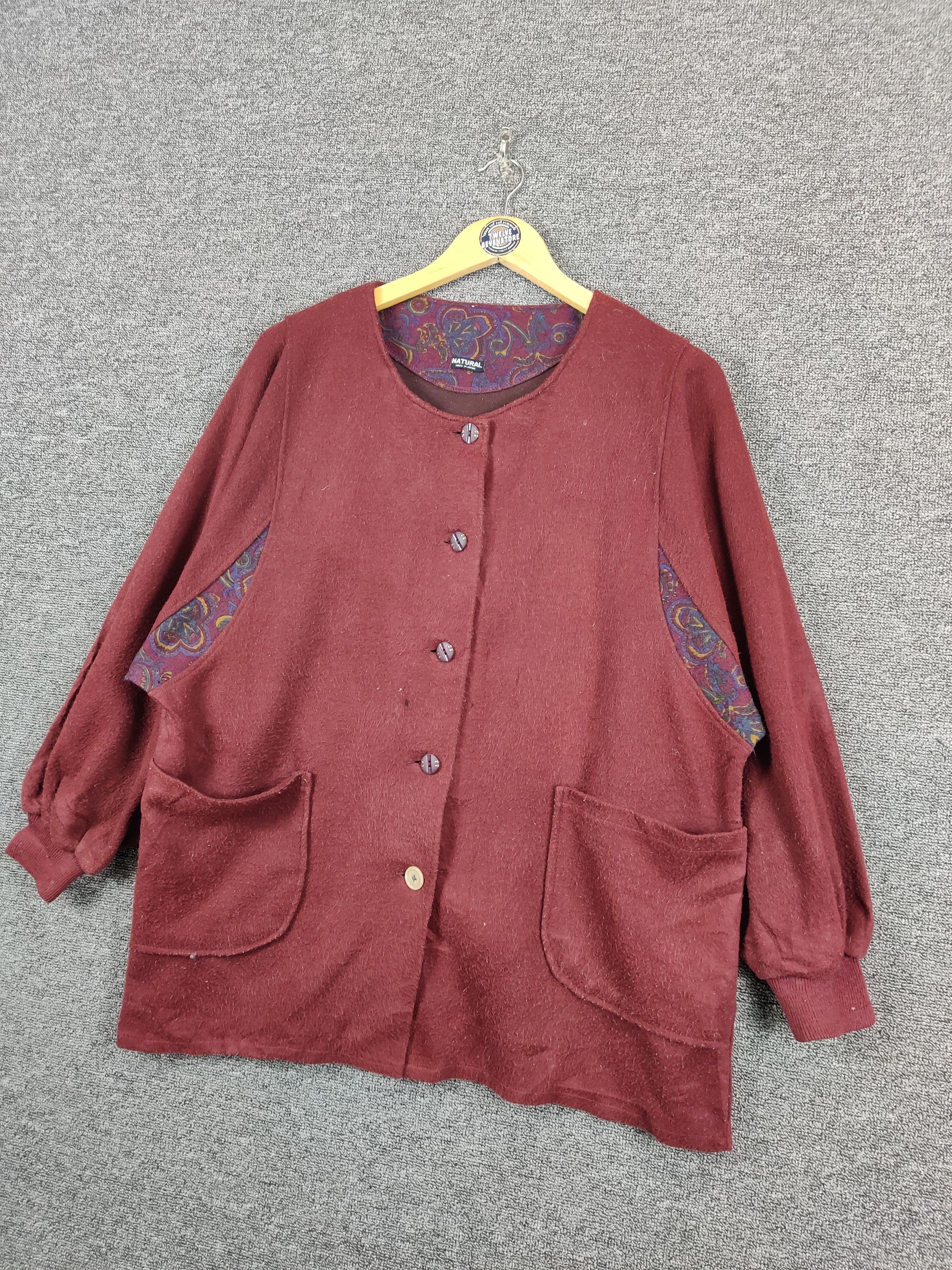 Japanese Brand Vintage Cardigan Button Up By Natural Made In Japan Size US L / EU 52-54 / 3 - 2 Thumbnail