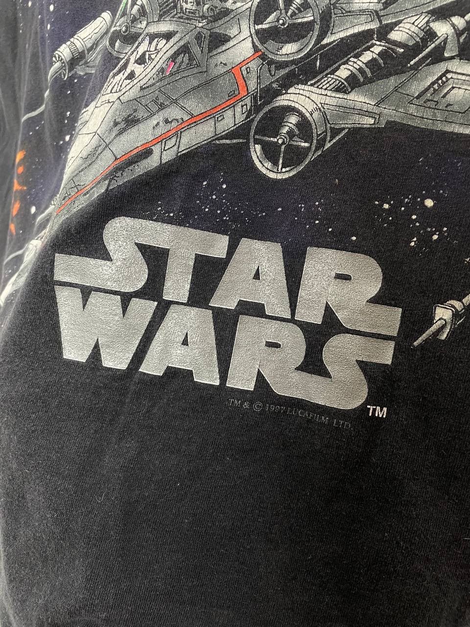 Star Wars Unique Star Wars t-shirt from 1997 by Lucasfilm Ltd! 90s vtg Size US XL / EU 56 / 4 - 3 Thumbnail